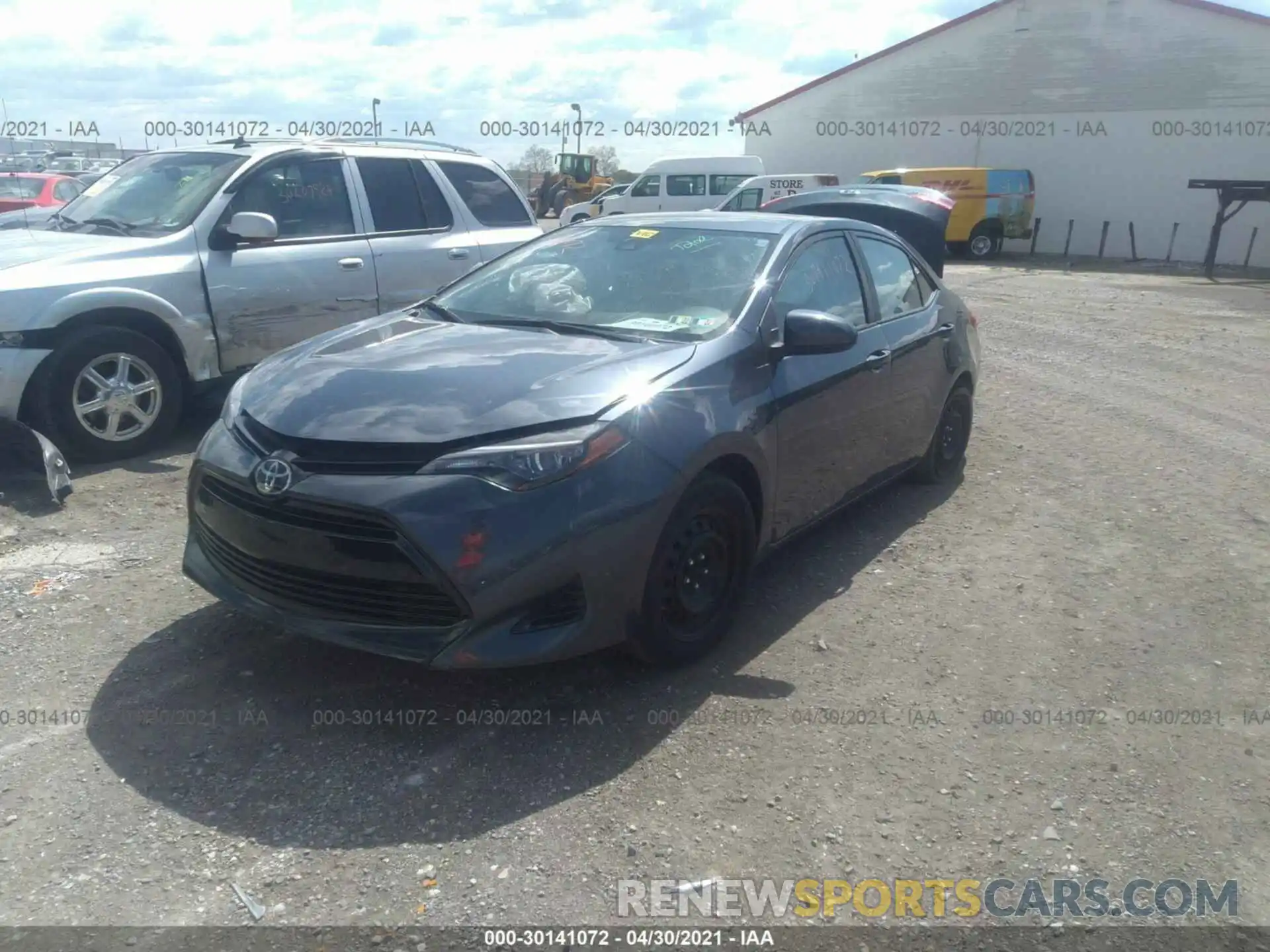 2 Photograph of a damaged car 2T1BURHE3KC246860 TOYOTA COROLLA 2019