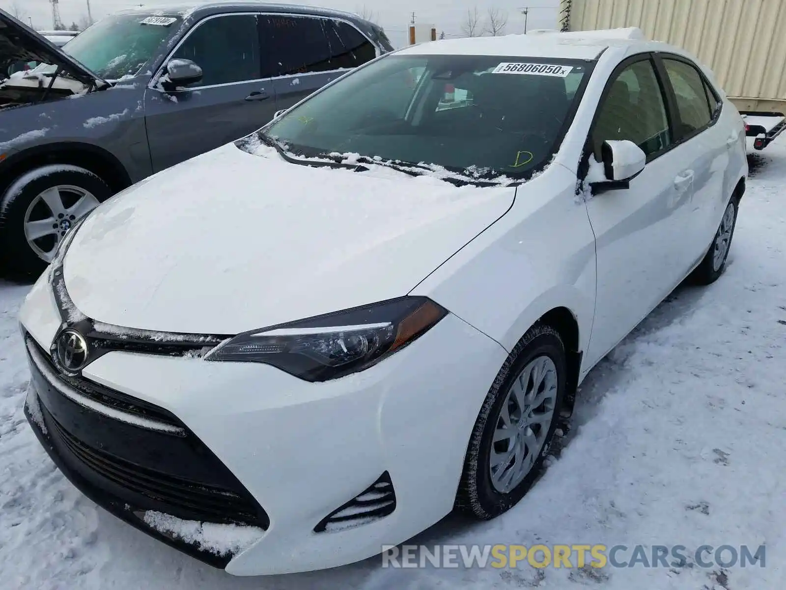 2 Photograph of a damaged car 2T1BURHE3KC246910 TOYOTA COROLLA 2019