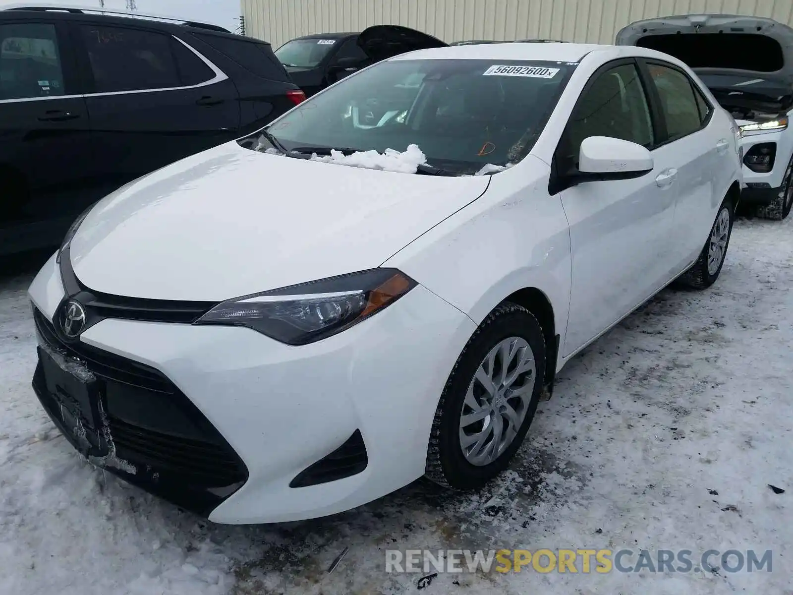 2 Photograph of a damaged car 2T1BURHE3KC246972 TOYOTA COROLLA 2019