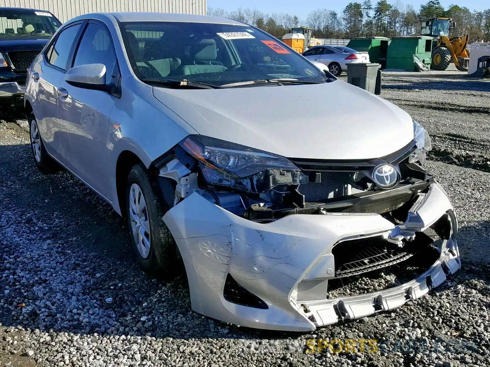 1 Photograph of a damaged car 2T1BURHE4KC125335 TOYOTA COROLLA 2019