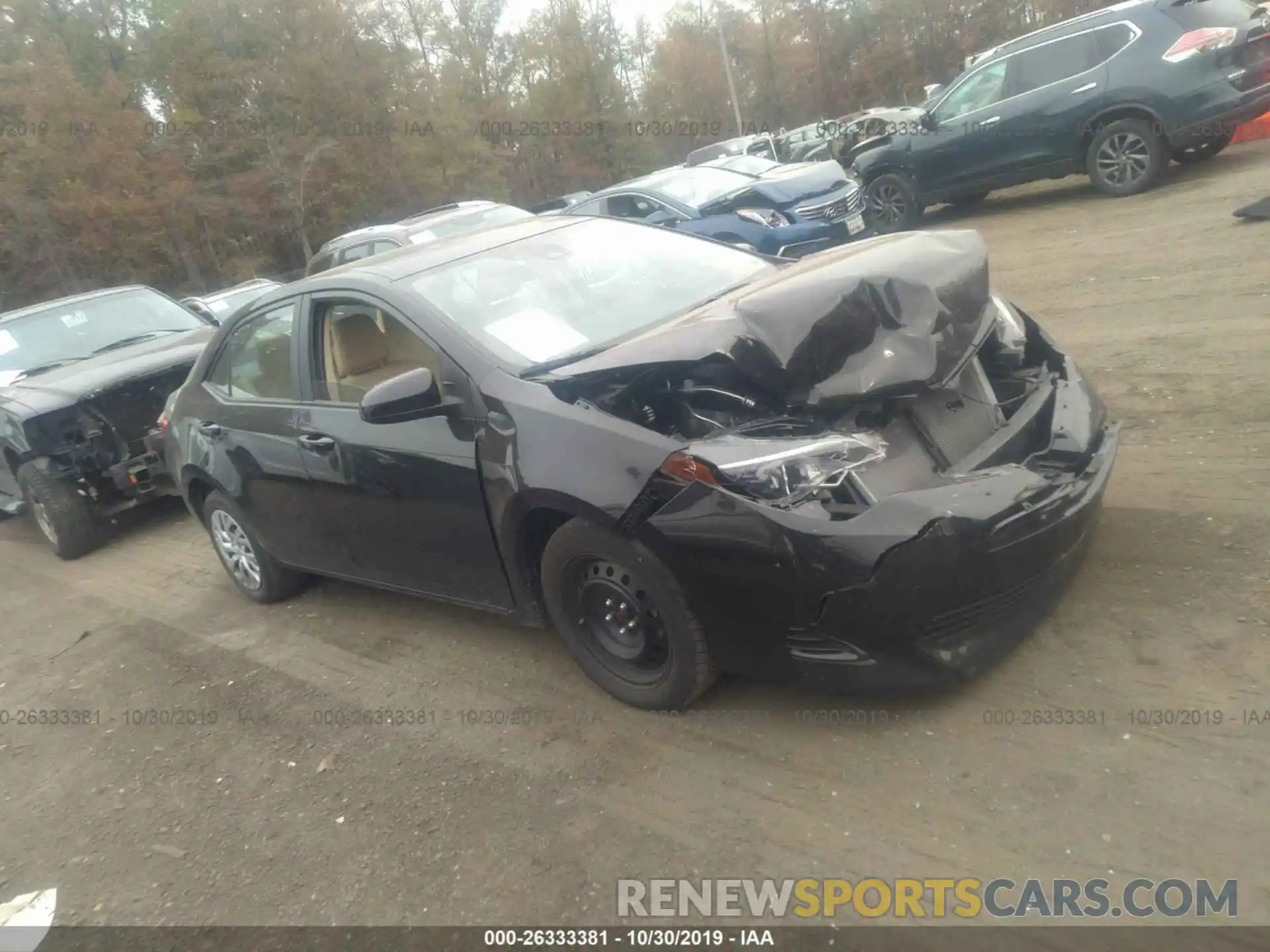 1 Photograph of a damaged car 2T1BURHE4KC125903 TOYOTA COROLLA 2019