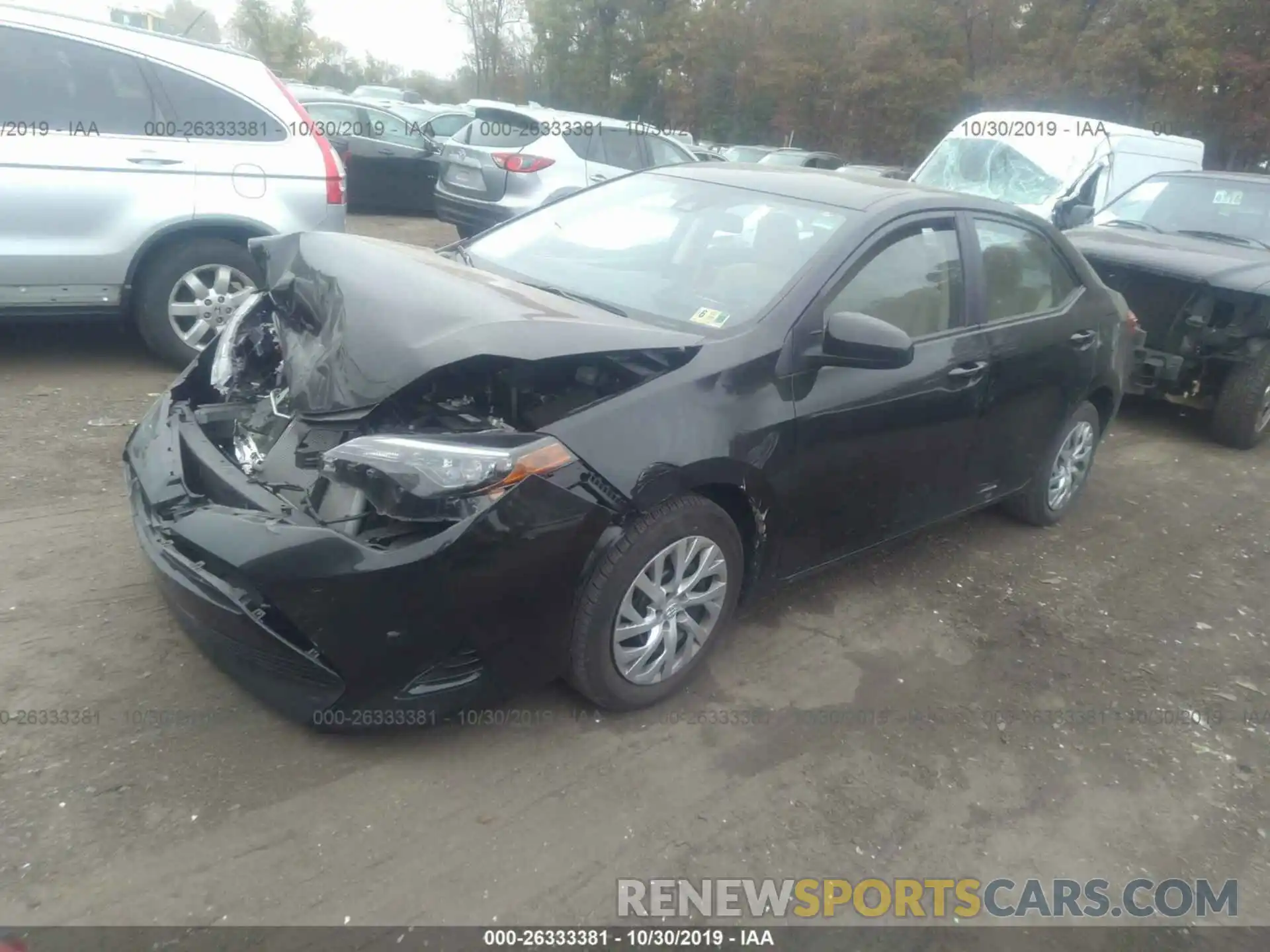 2 Photograph of a damaged car 2T1BURHE4KC125903 TOYOTA COROLLA 2019