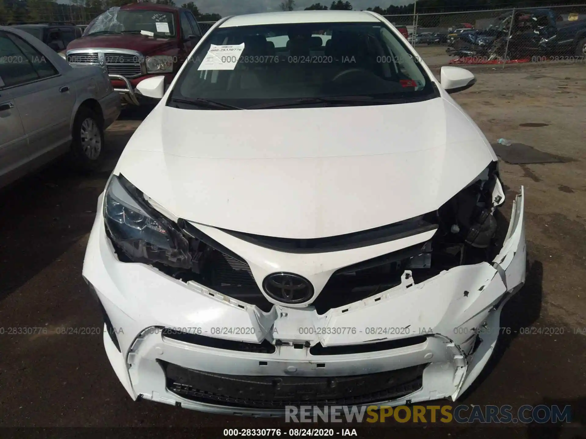 6 Photograph of a damaged car 2T1BURHE4KC126016 TOYOTA COROLLA 2019