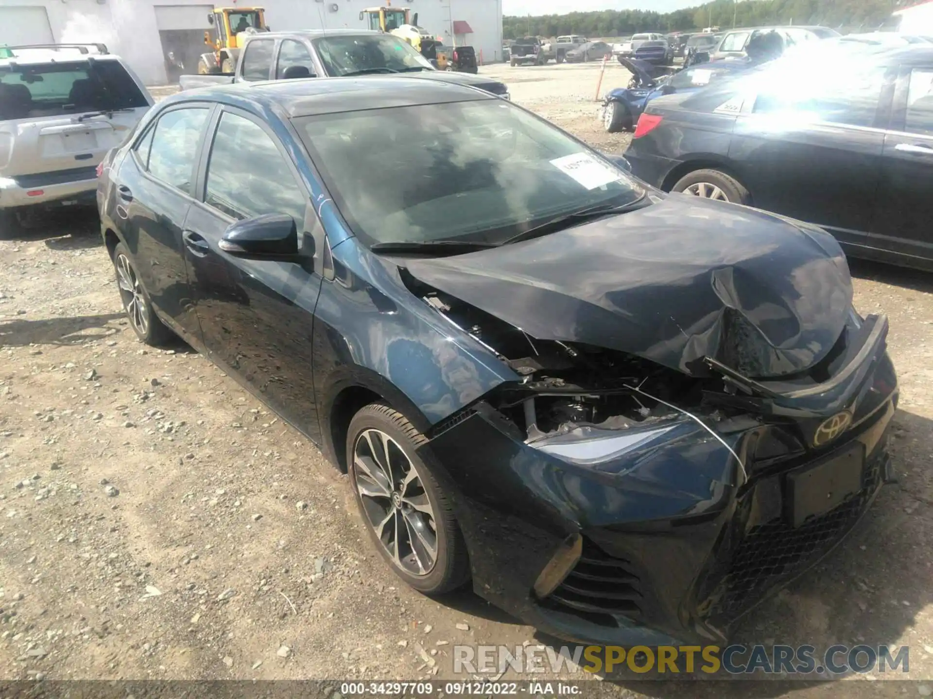 1 Photograph of a damaged car 2T1BURHE4KC126470 TOYOTA COROLLA 2019