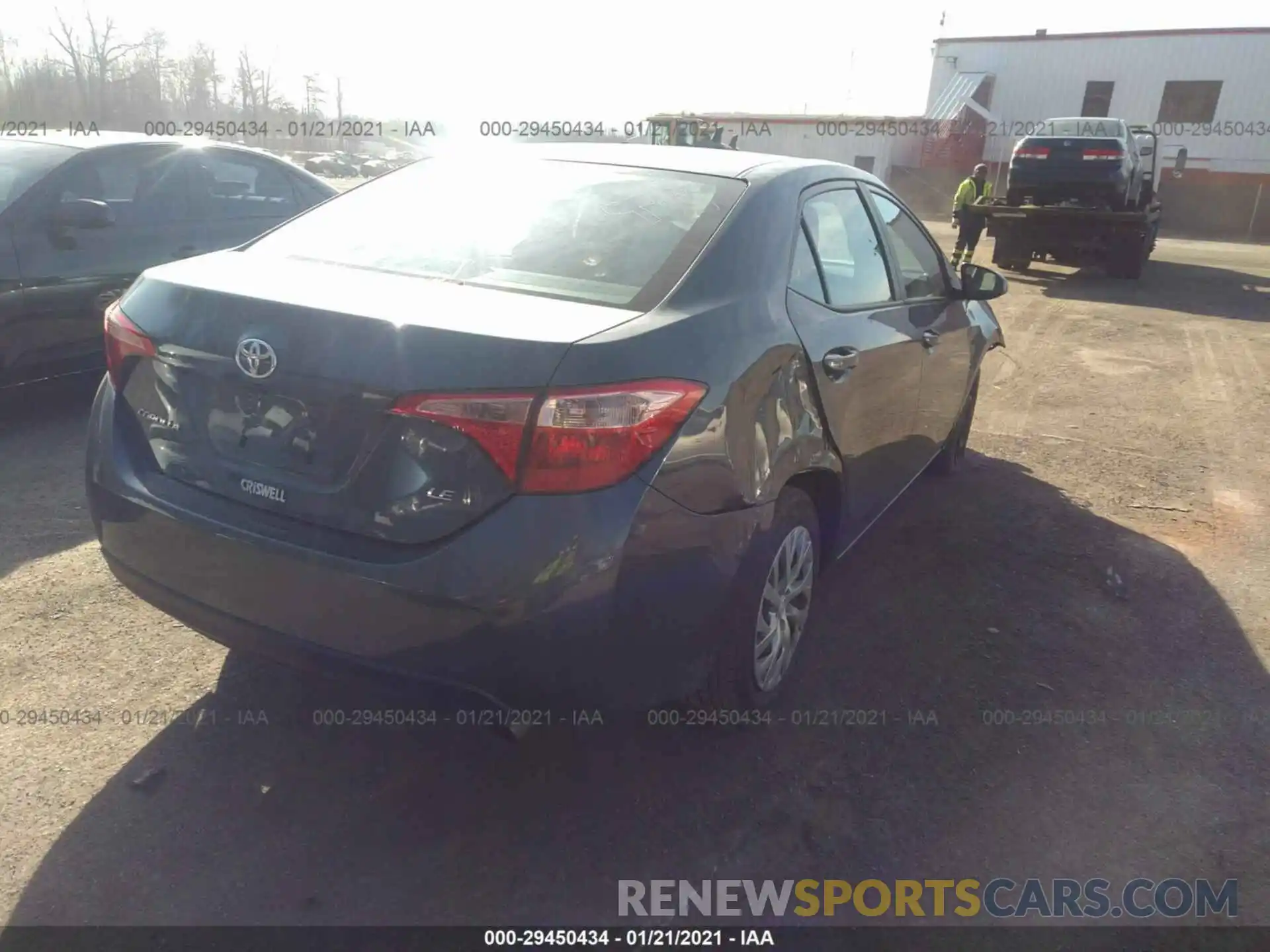 4 Photograph of a damaged car 2T1BURHE4KC126890 TOYOTA COROLLA 2019