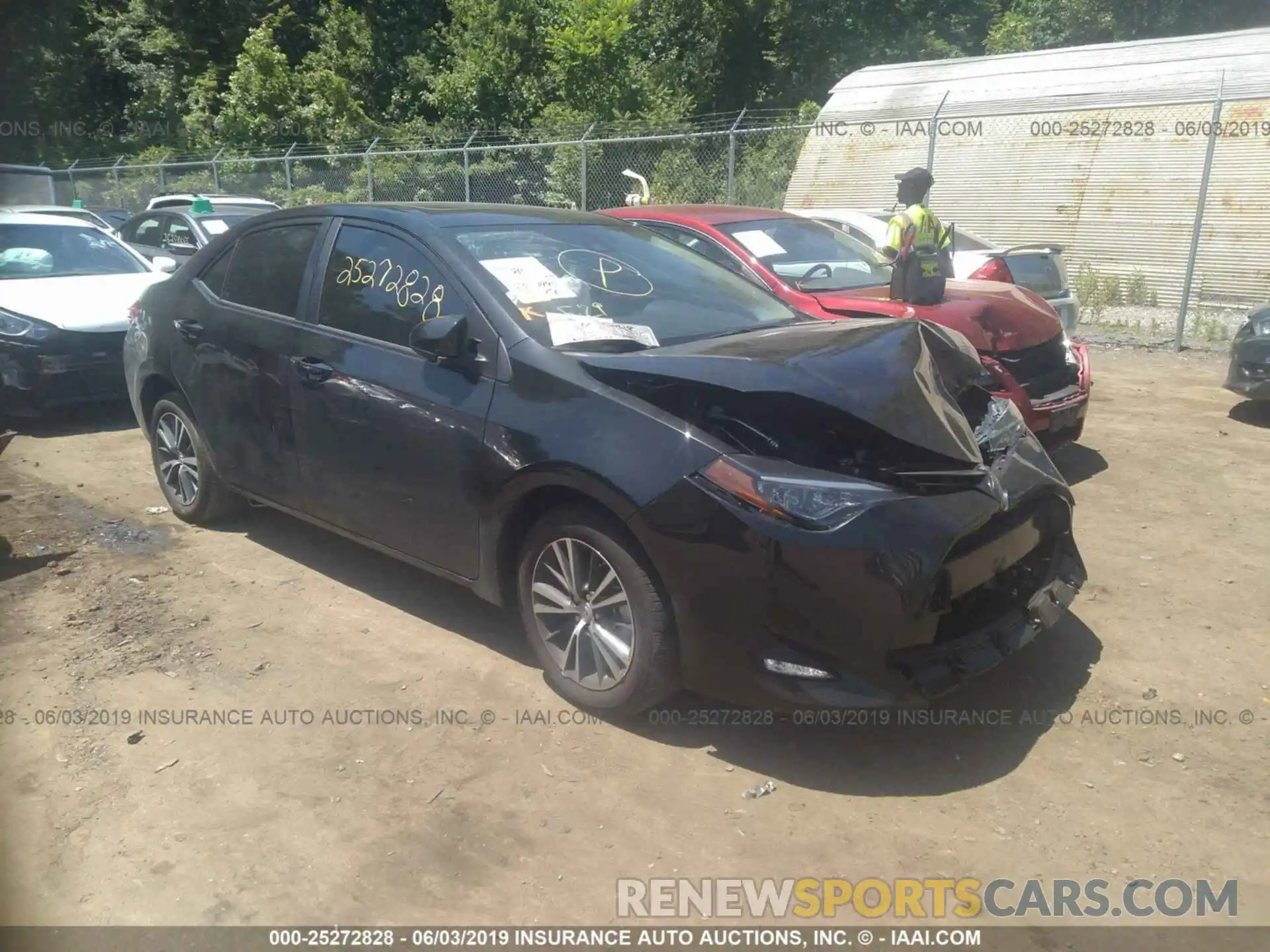 1 Photograph of a damaged car 2T1BURHE4KC126985 TOYOTA COROLLA 2019