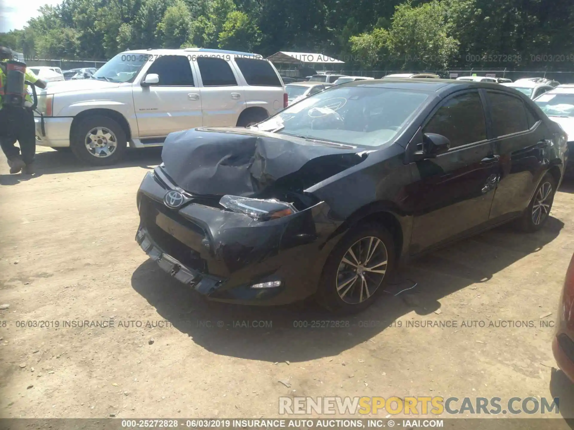 2 Photograph of a damaged car 2T1BURHE4KC126985 TOYOTA COROLLA 2019