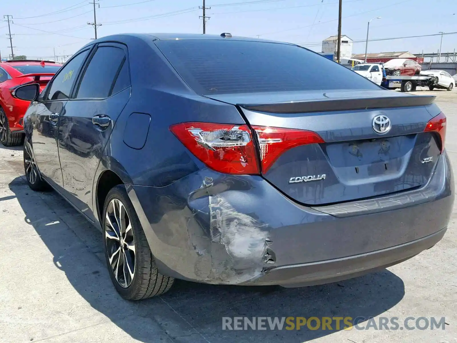 3 Photograph of a damaged car 2T1BURHE4KC127280 TOYOTA COROLLA 2019