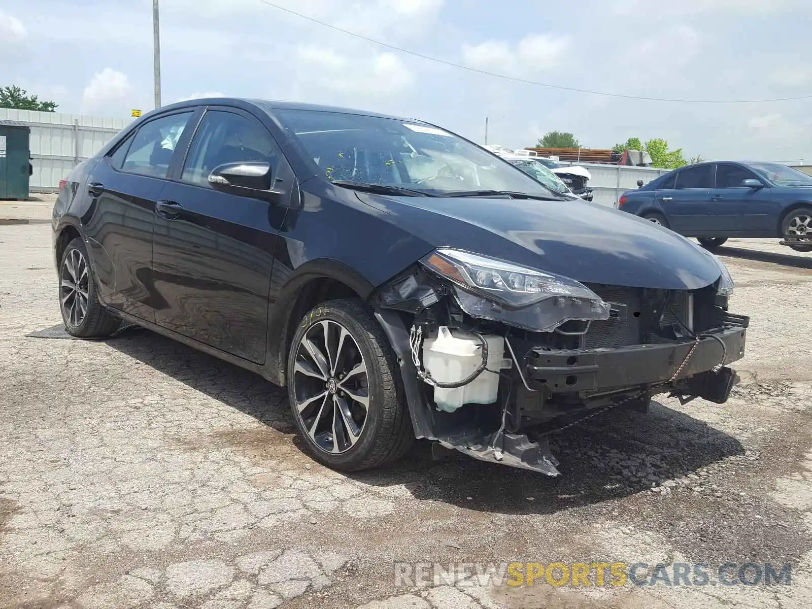 1 Photograph of a damaged car 2T1BURHE4KC127439 TOYOTA COROLLA 2019