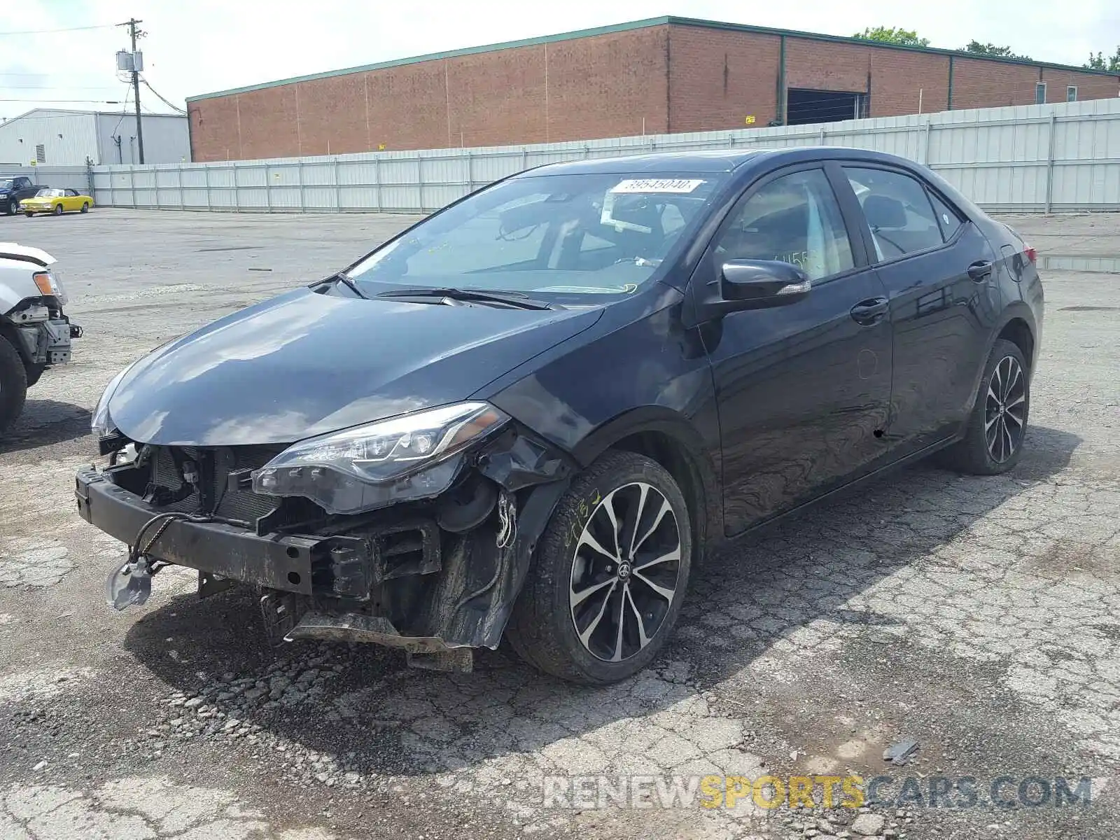 2 Photograph of a damaged car 2T1BURHE4KC127439 TOYOTA COROLLA 2019