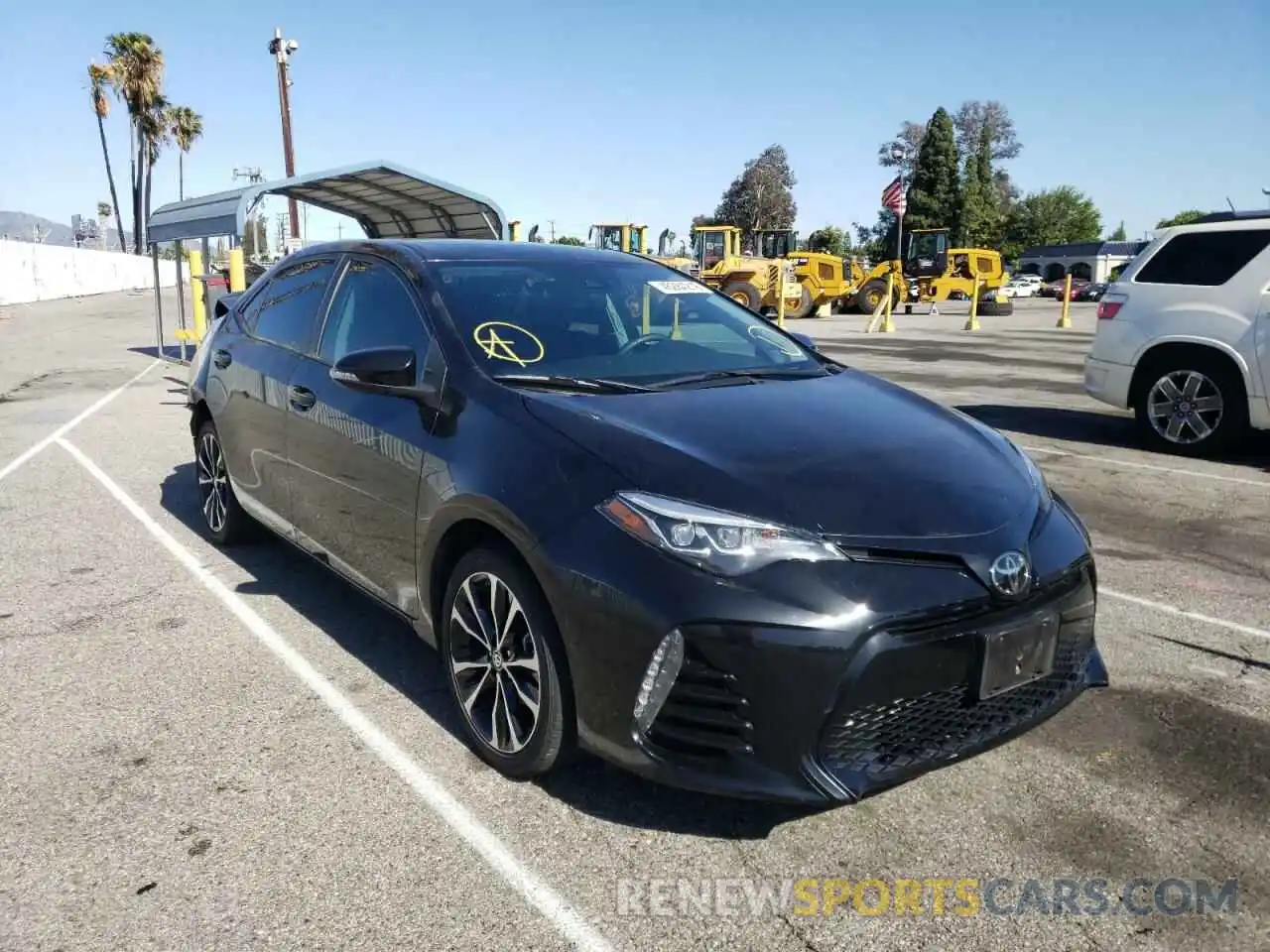 1 Photograph of a damaged car 2T1BURHE4KC129028 TOYOTA COROLLA 2019