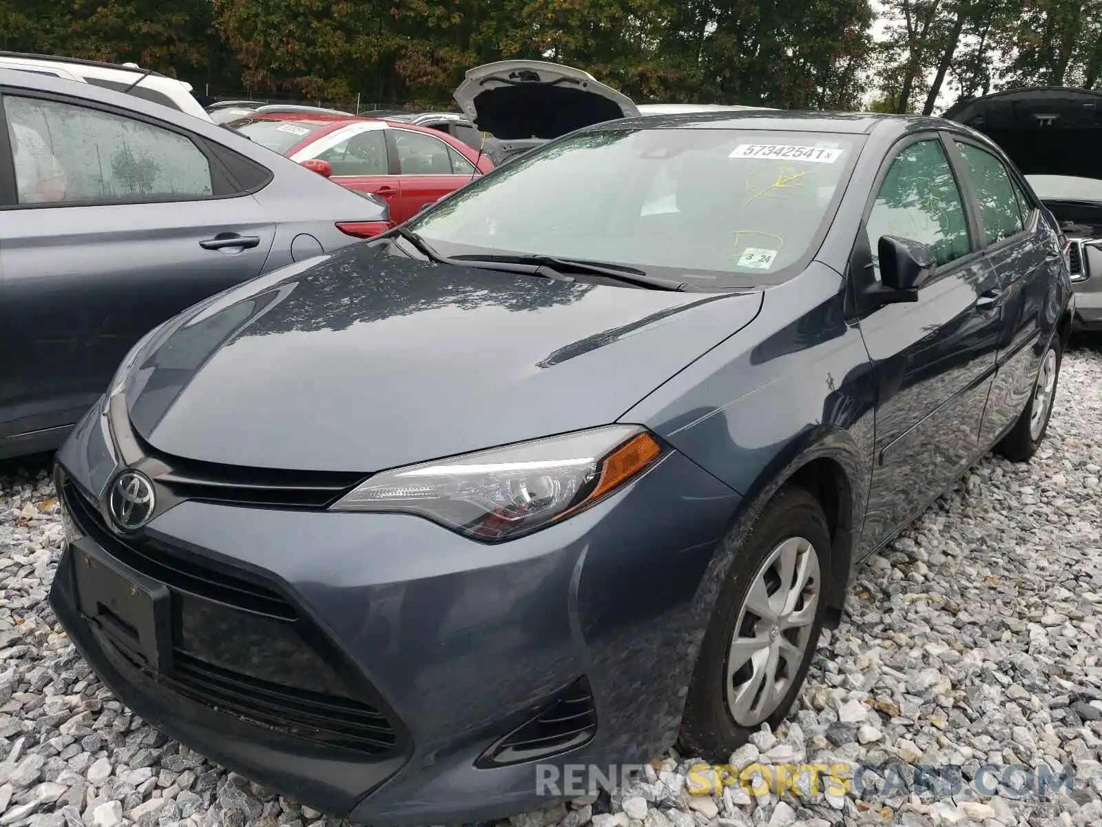 2 Photograph of a damaged car 2T1BURHE4KC129238 TOYOTA COROLLA 2019