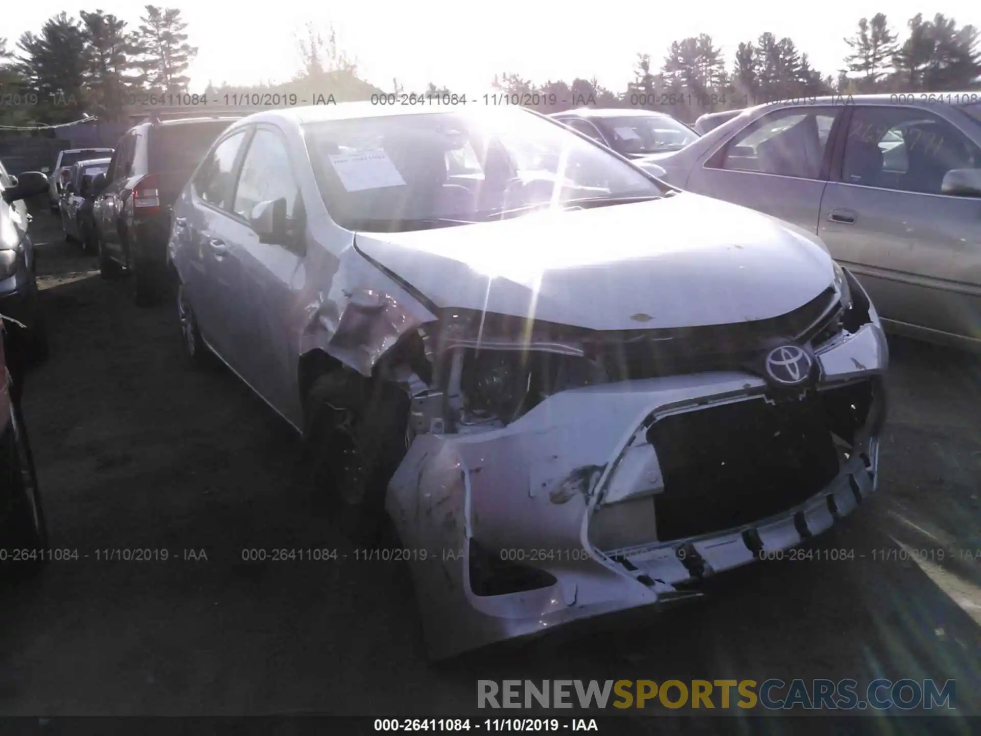 1 Photograph of a damaged car 2T1BURHE4KC129465 TOYOTA COROLLA 2019