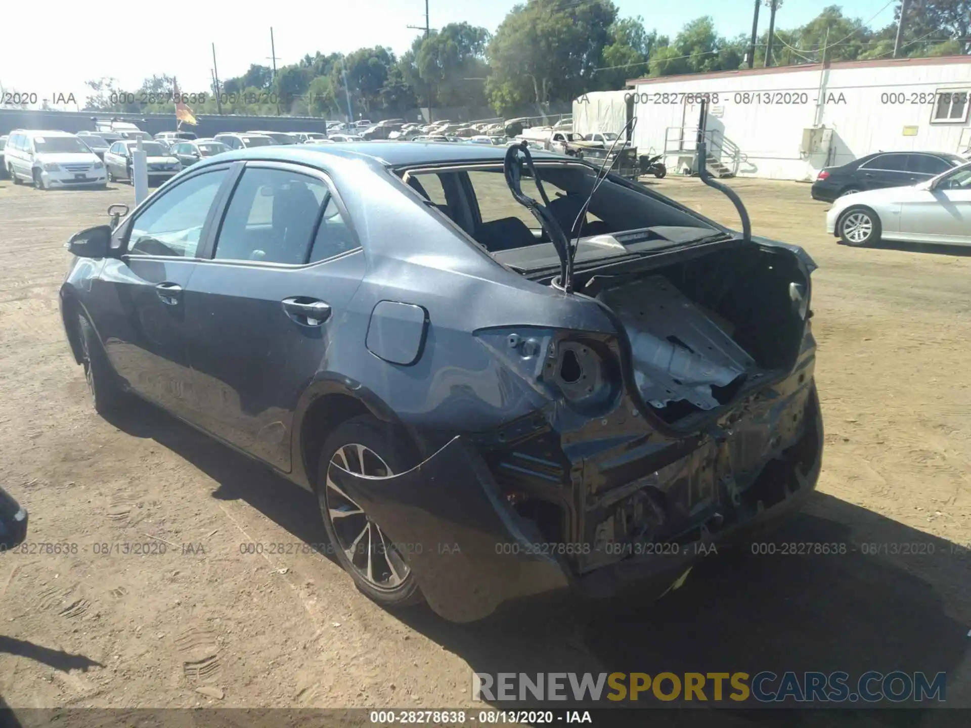 3 Photograph of a damaged car 2T1BURHE4KC130292 TOYOTA COROLLA 2019