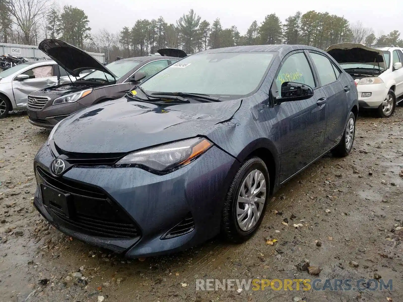 2 Photograph of a damaged car 2T1BURHE4KC130339 TOYOTA COROLLA 2019