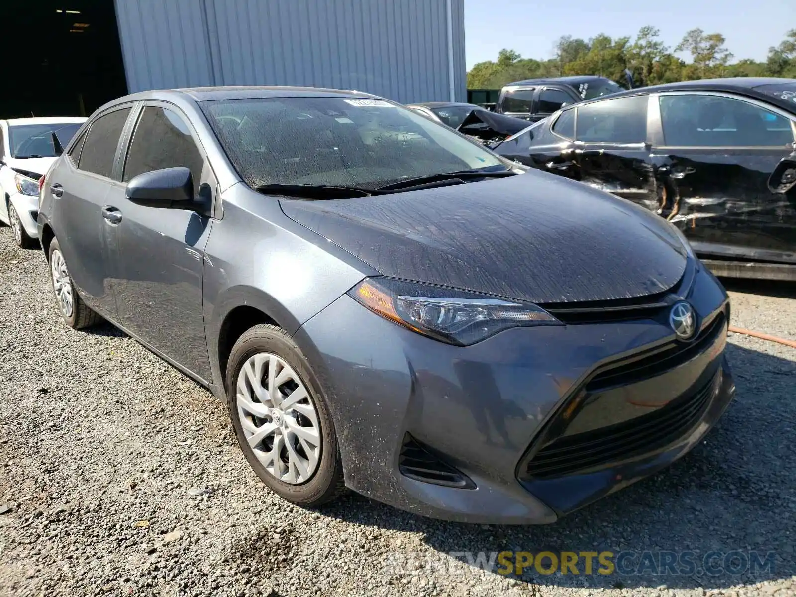 1 Photograph of a damaged car 2T1BURHE4KC132222 TOYOTA COROLLA 2019