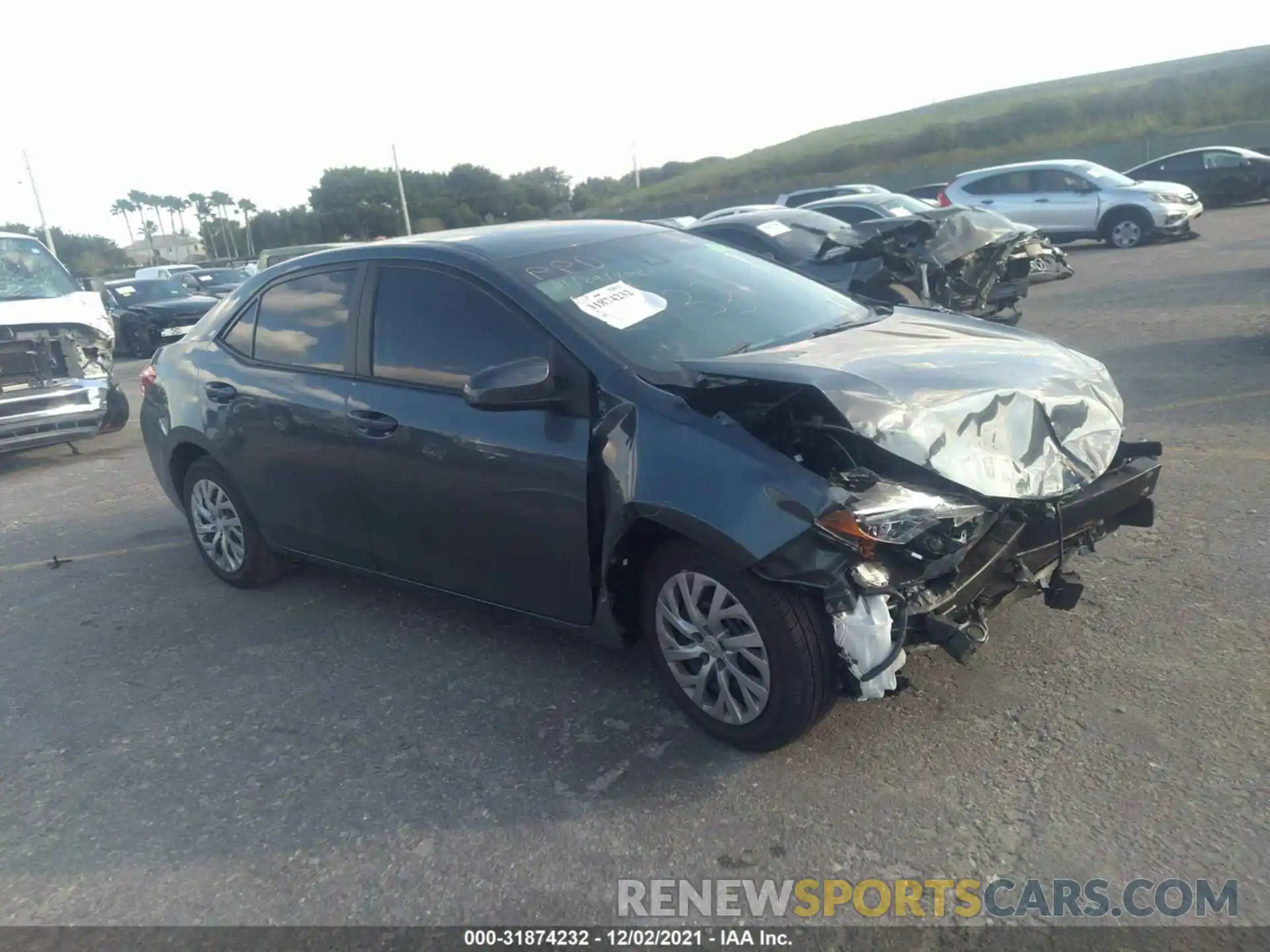 1 Photograph of a damaged car 2T1BURHE4KC132933 TOYOTA COROLLA 2019