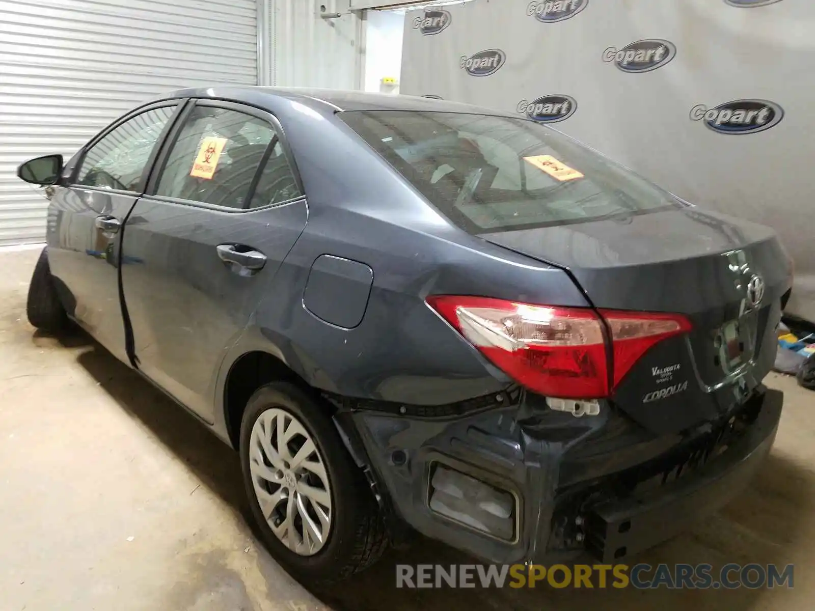 3 Photograph of a damaged car 2T1BURHE4KC132981 TOYOTA COROLLA 2019