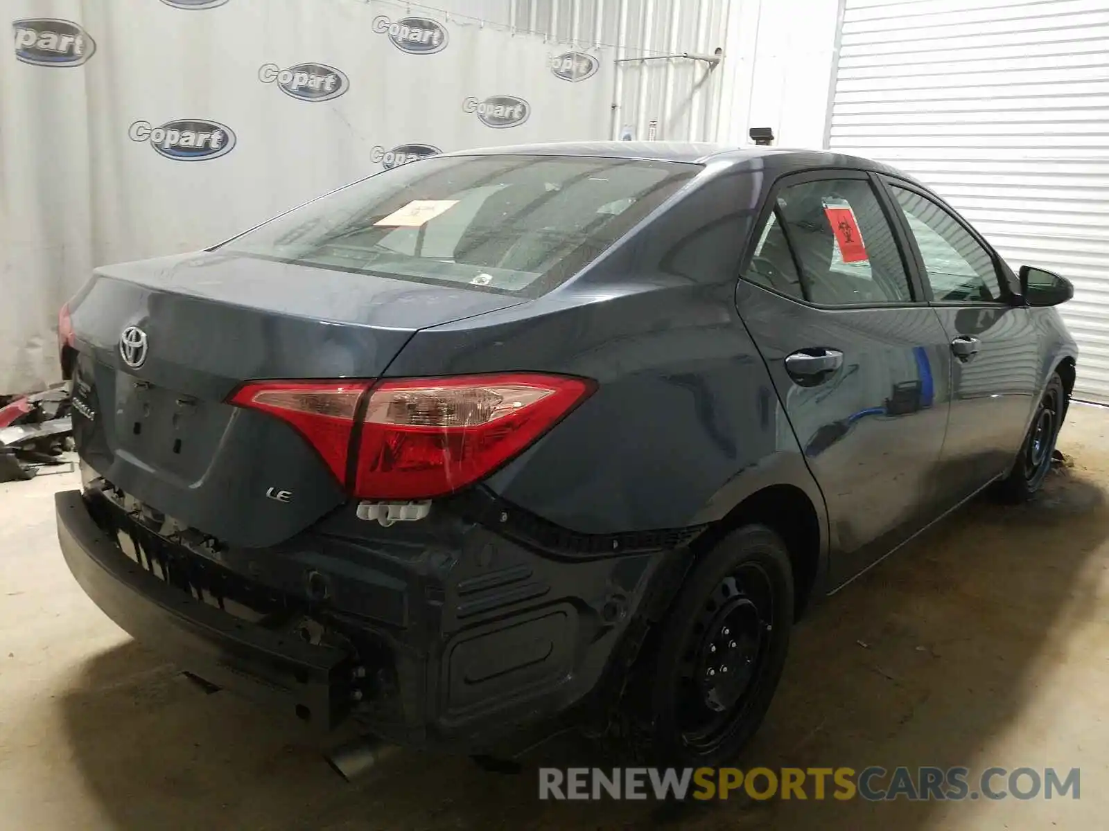 4 Photograph of a damaged car 2T1BURHE4KC132981 TOYOTA COROLLA 2019