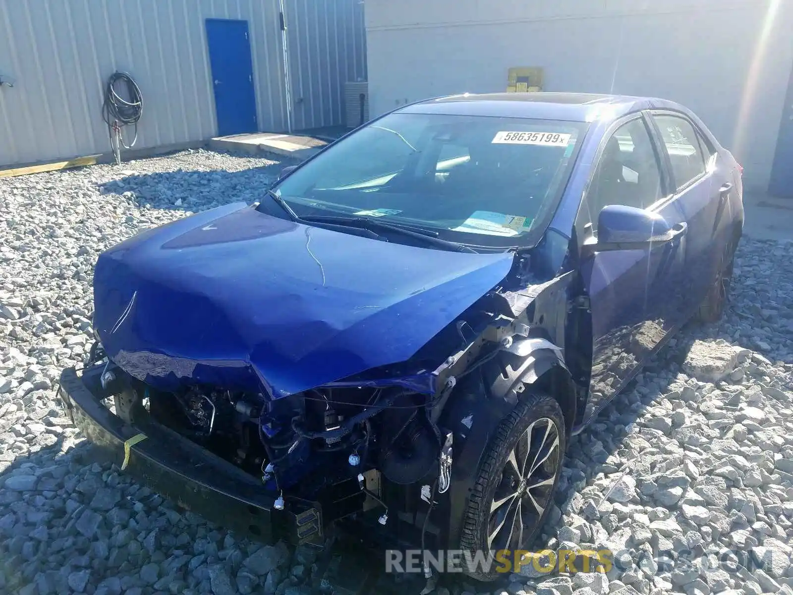 2 Photograph of a damaged car 2T1BURHE4KC133175 TOYOTA COROLLA 2019