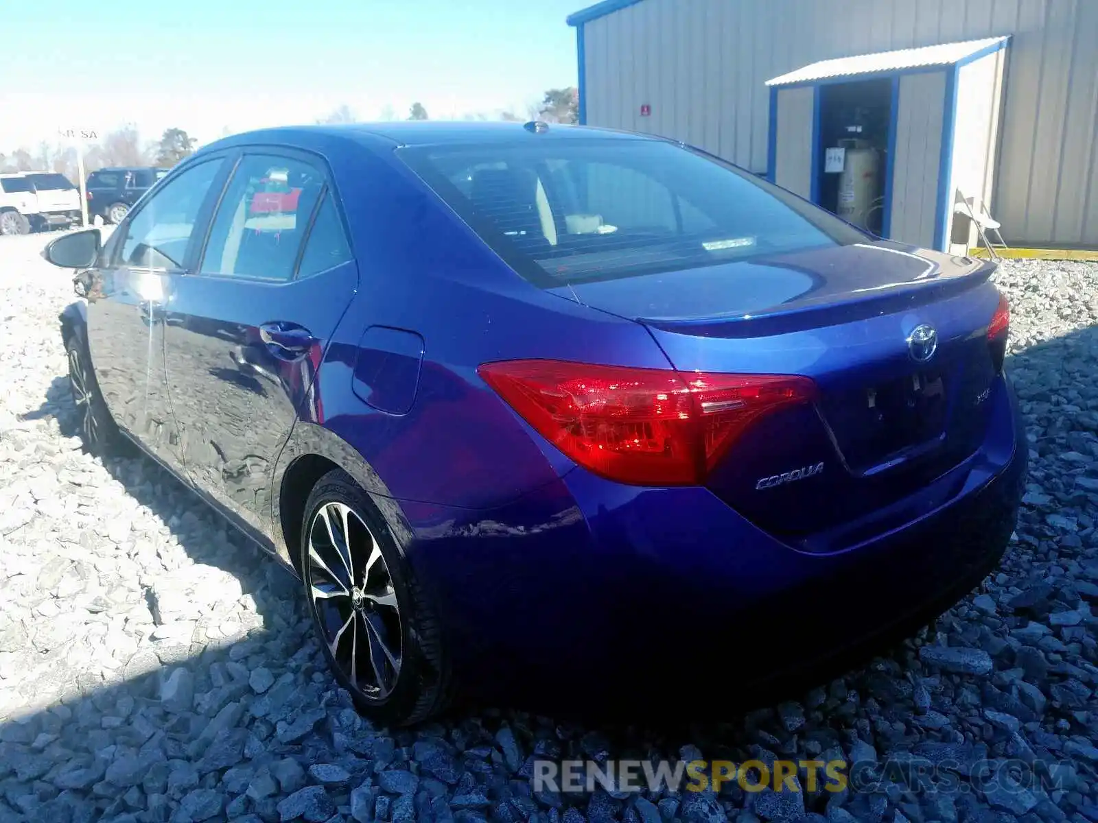 3 Photograph of a damaged car 2T1BURHE4KC133175 TOYOTA COROLLA 2019