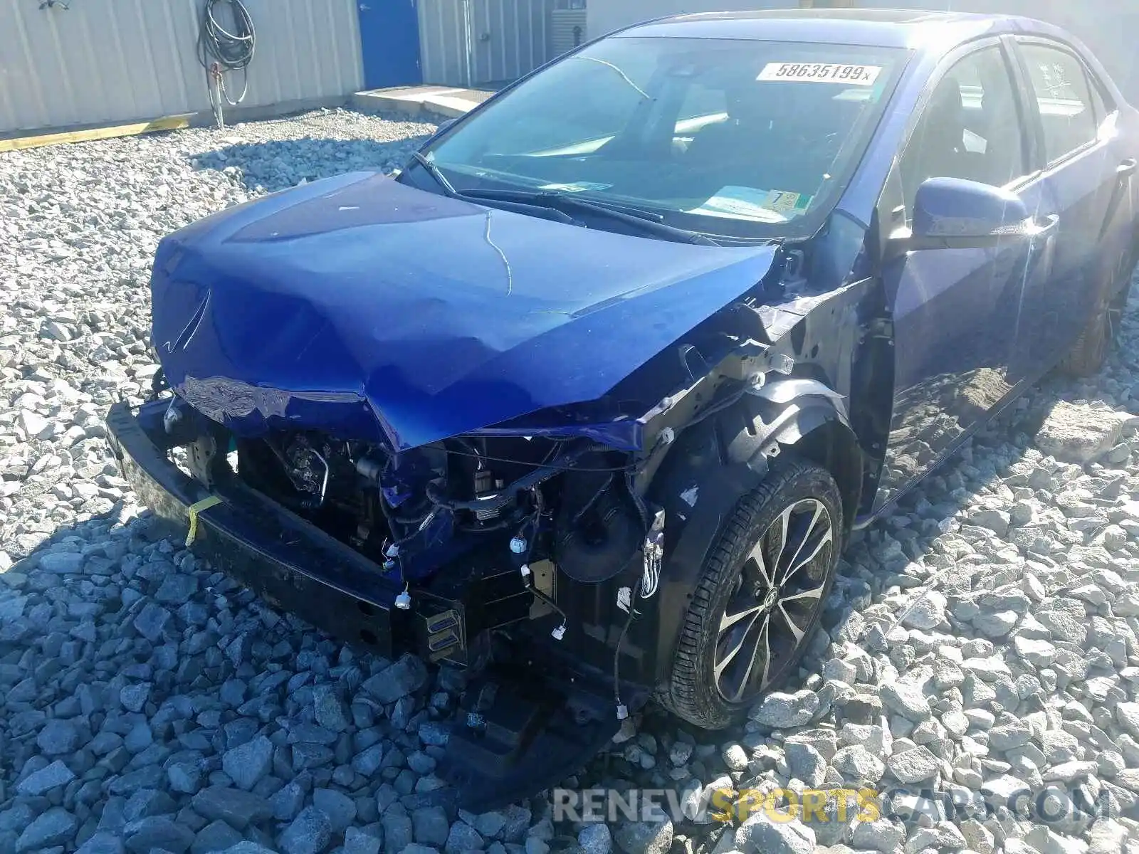 9 Photograph of a damaged car 2T1BURHE4KC133175 TOYOTA COROLLA 2019