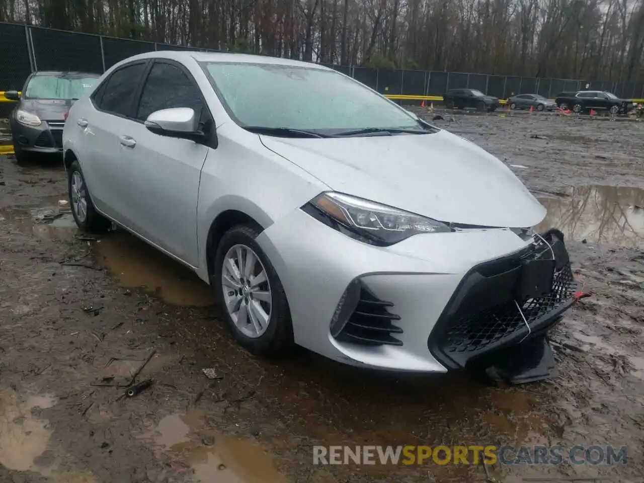 1 Photograph of a damaged car 2T1BURHE4KC133323 TOYOTA COROLLA 2019