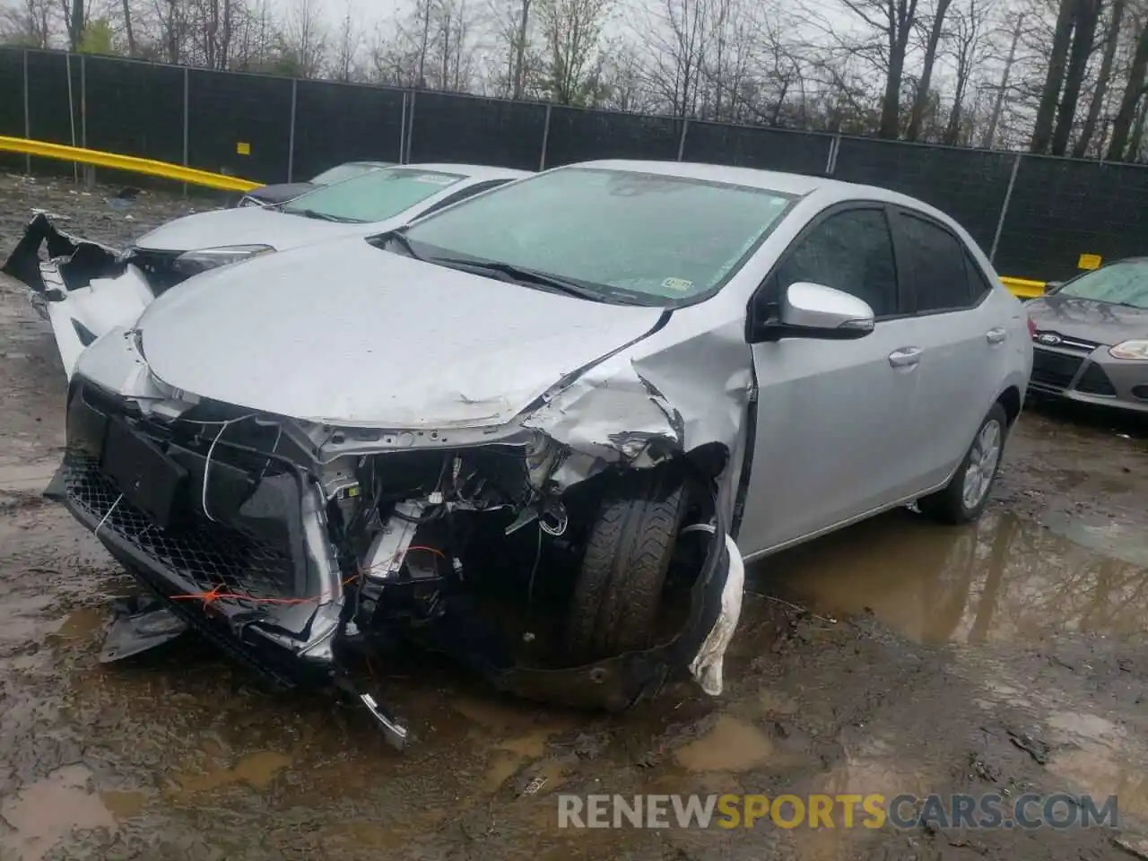 2 Photograph of a damaged car 2T1BURHE4KC133323 TOYOTA COROLLA 2019