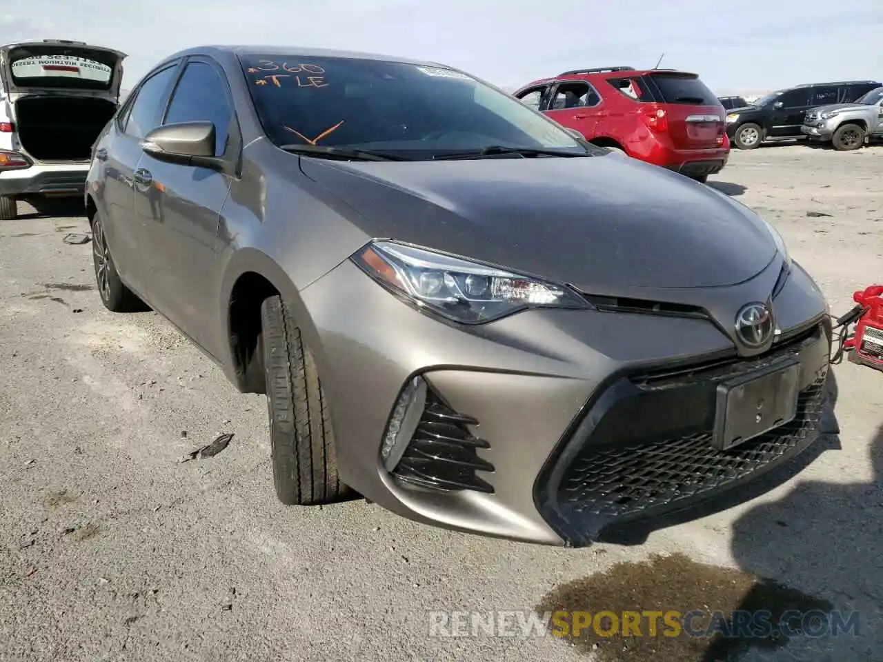 1 Photograph of a damaged car 2T1BURHE4KC133466 TOYOTA COROLLA 2019