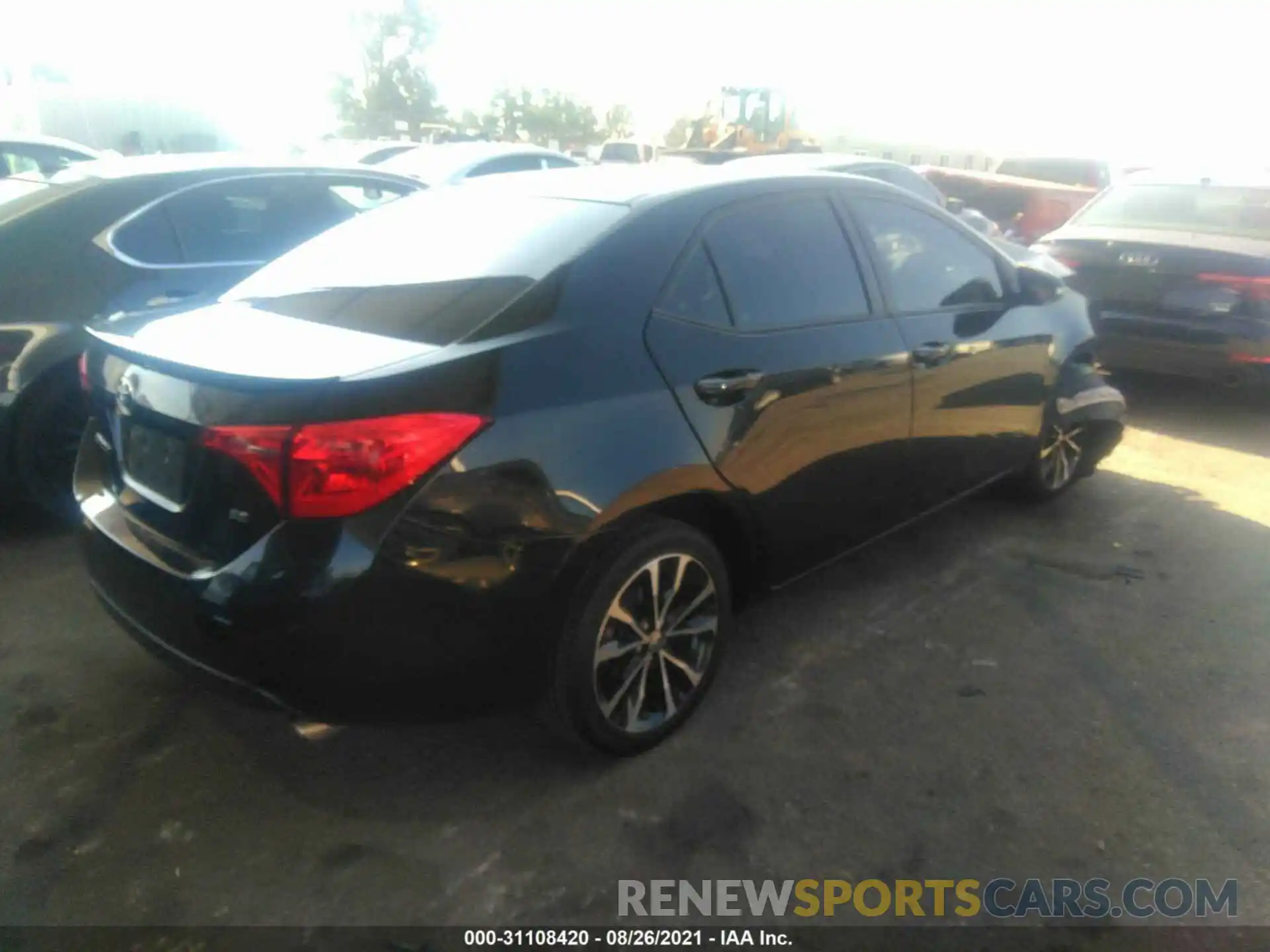 4 Photograph of a damaged car 2T1BURHE4KC134505 TOYOTA COROLLA 2019