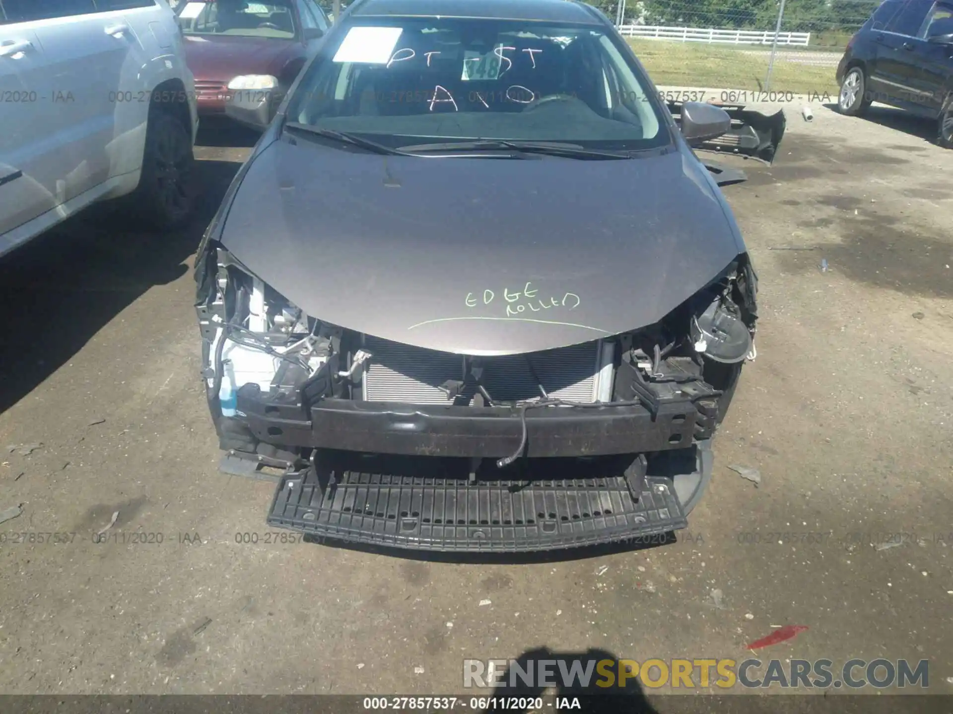 6 Photograph of a damaged car 2T1BURHE4KC134746 TOYOTA COROLLA 2019