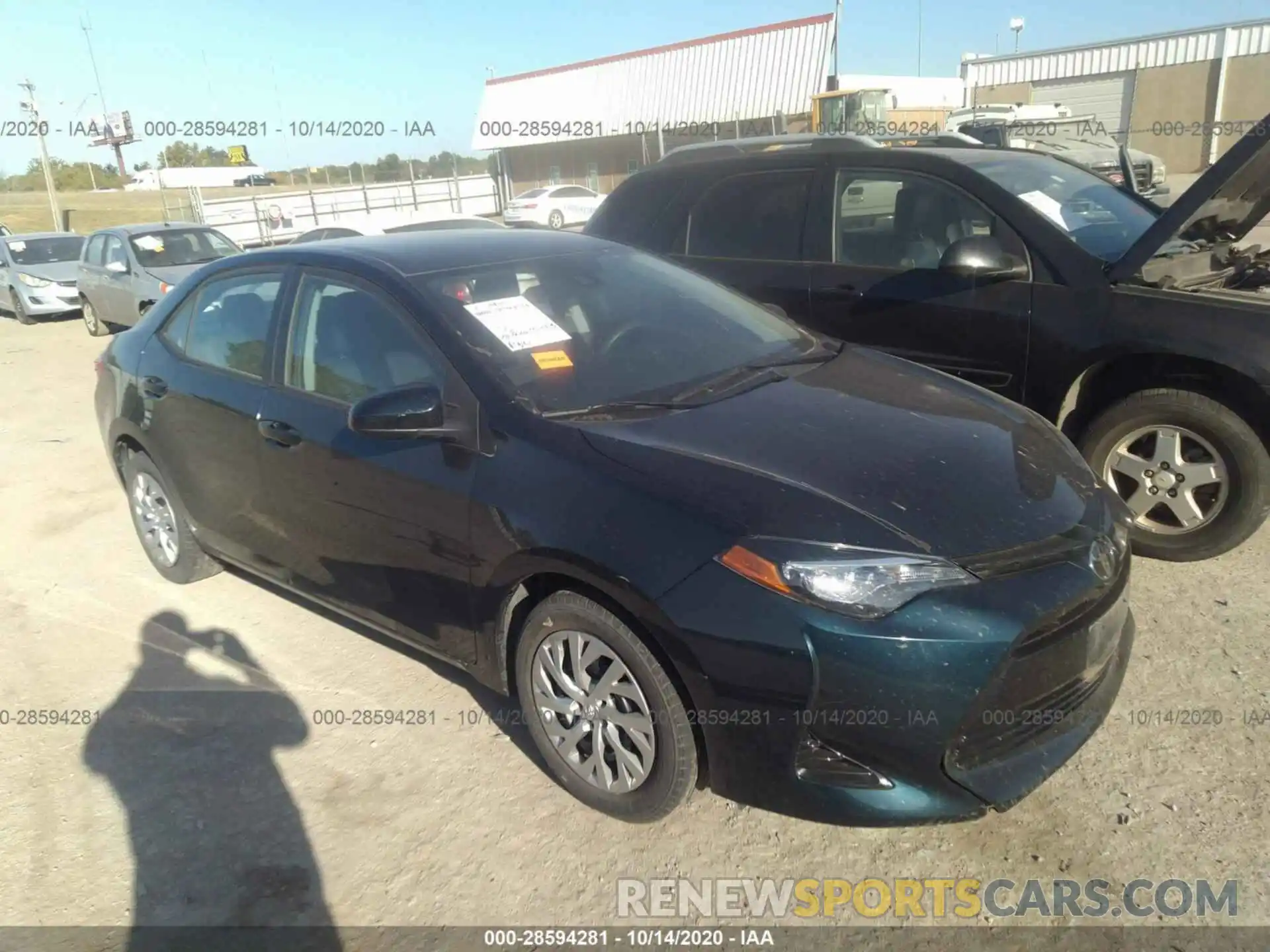 1 Photograph of a damaged car 2T1BURHE4KC134908 TOYOTA COROLLA 2019