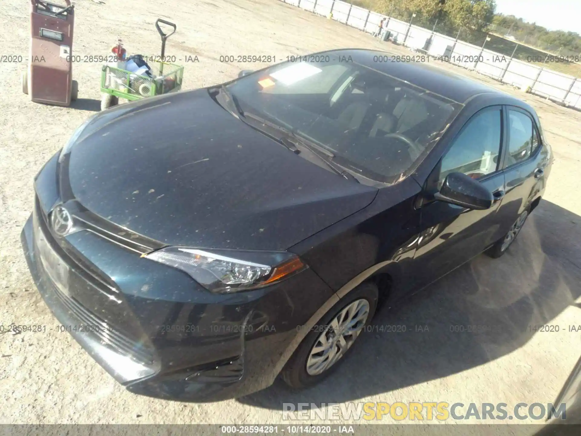 2 Photograph of a damaged car 2T1BURHE4KC134908 TOYOTA COROLLA 2019