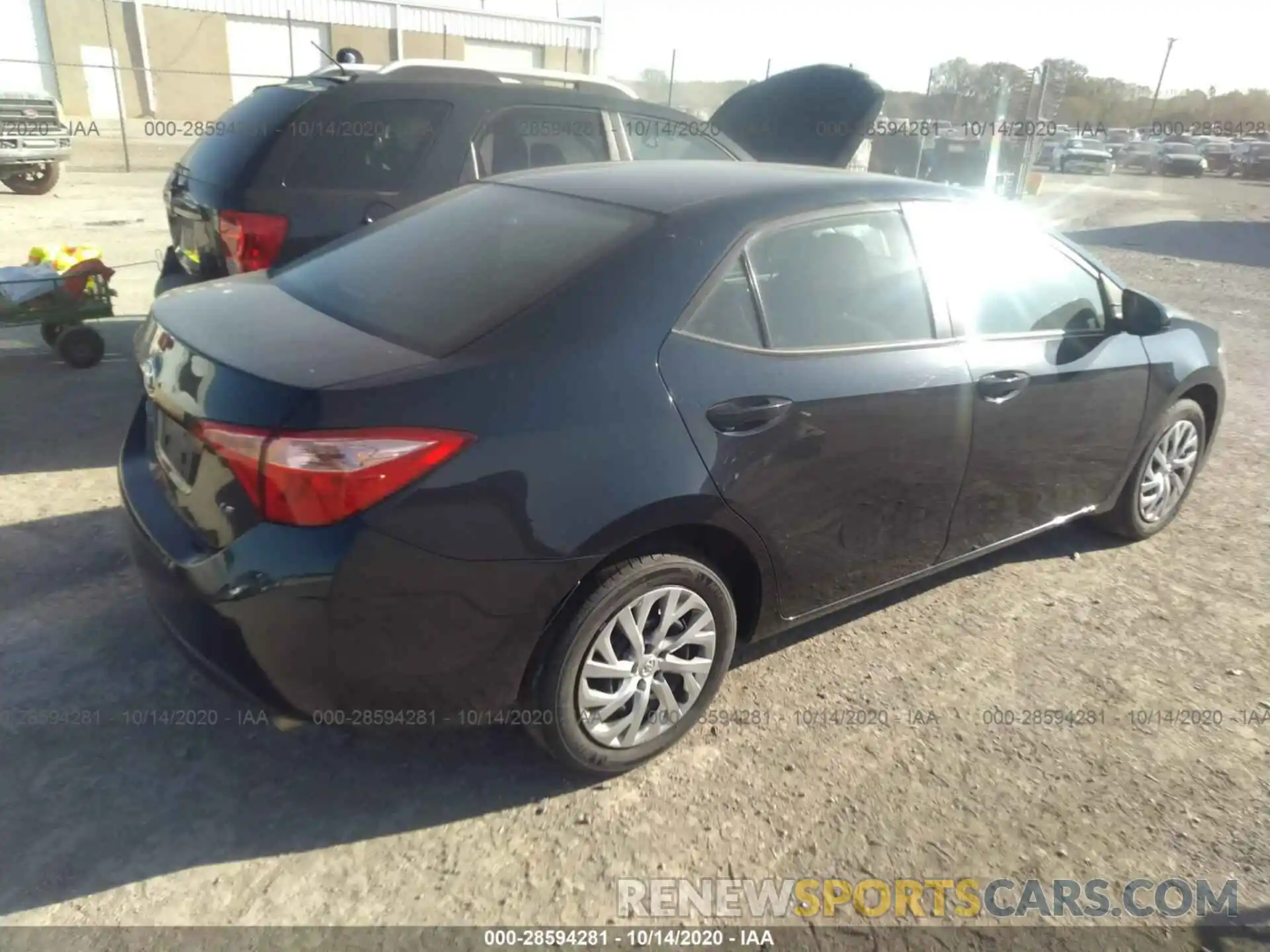 4 Photograph of a damaged car 2T1BURHE4KC134908 TOYOTA COROLLA 2019