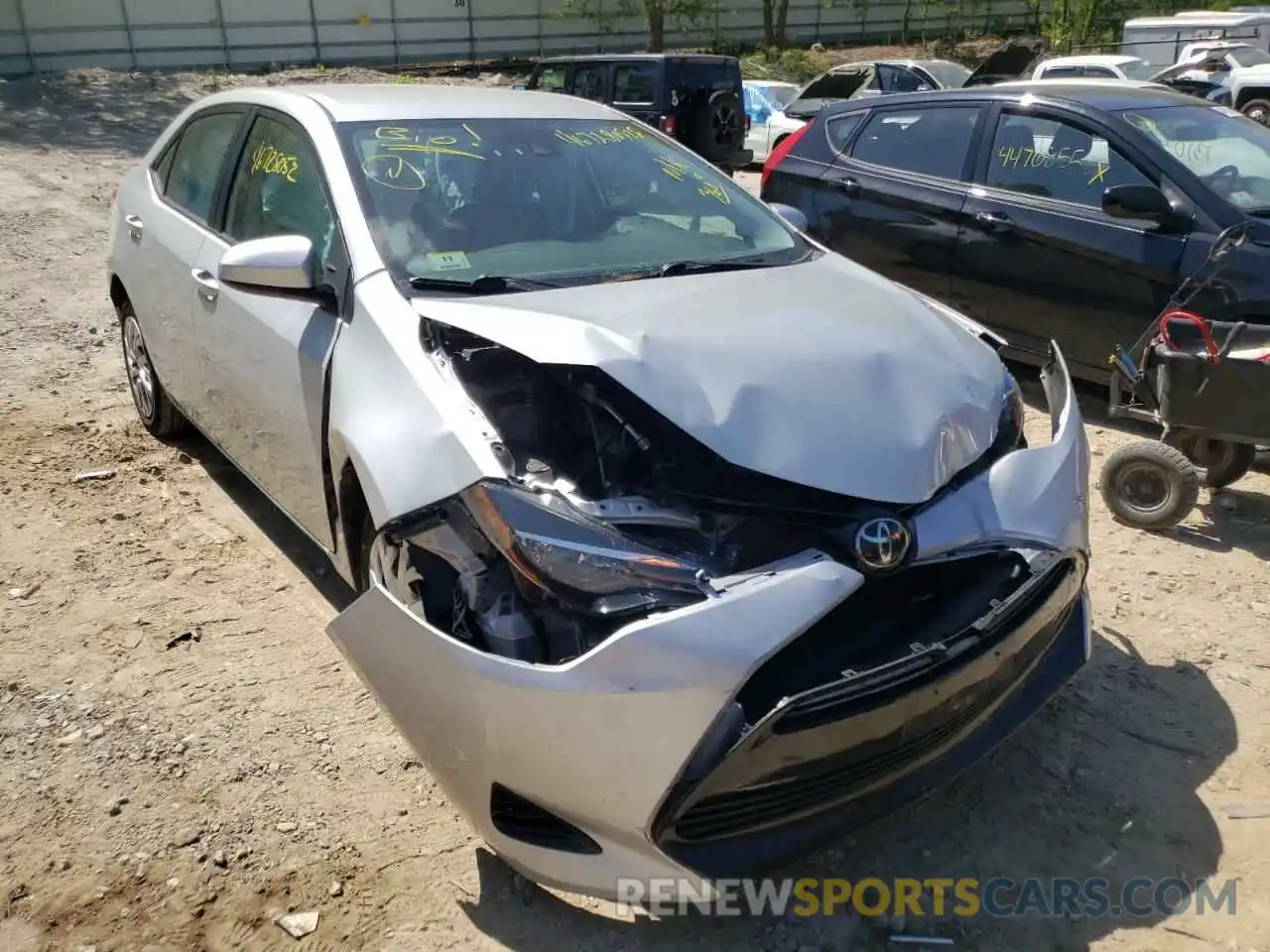 1 Photograph of a damaged car 2T1BURHE4KC135220 TOYOTA COROLLA 2019