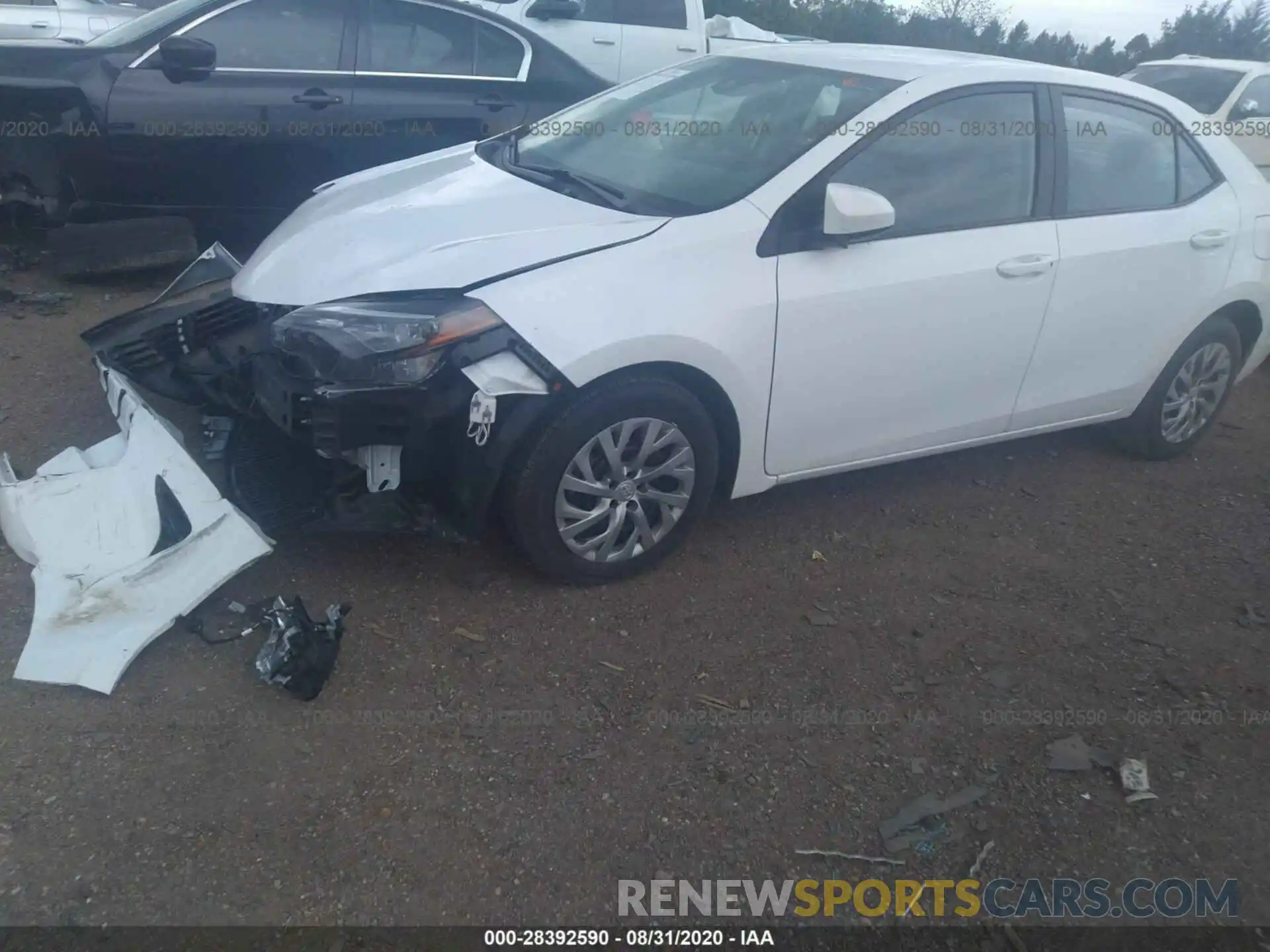 2 Photograph of a damaged car 2T1BURHE4KC135251 TOYOTA COROLLA 2019