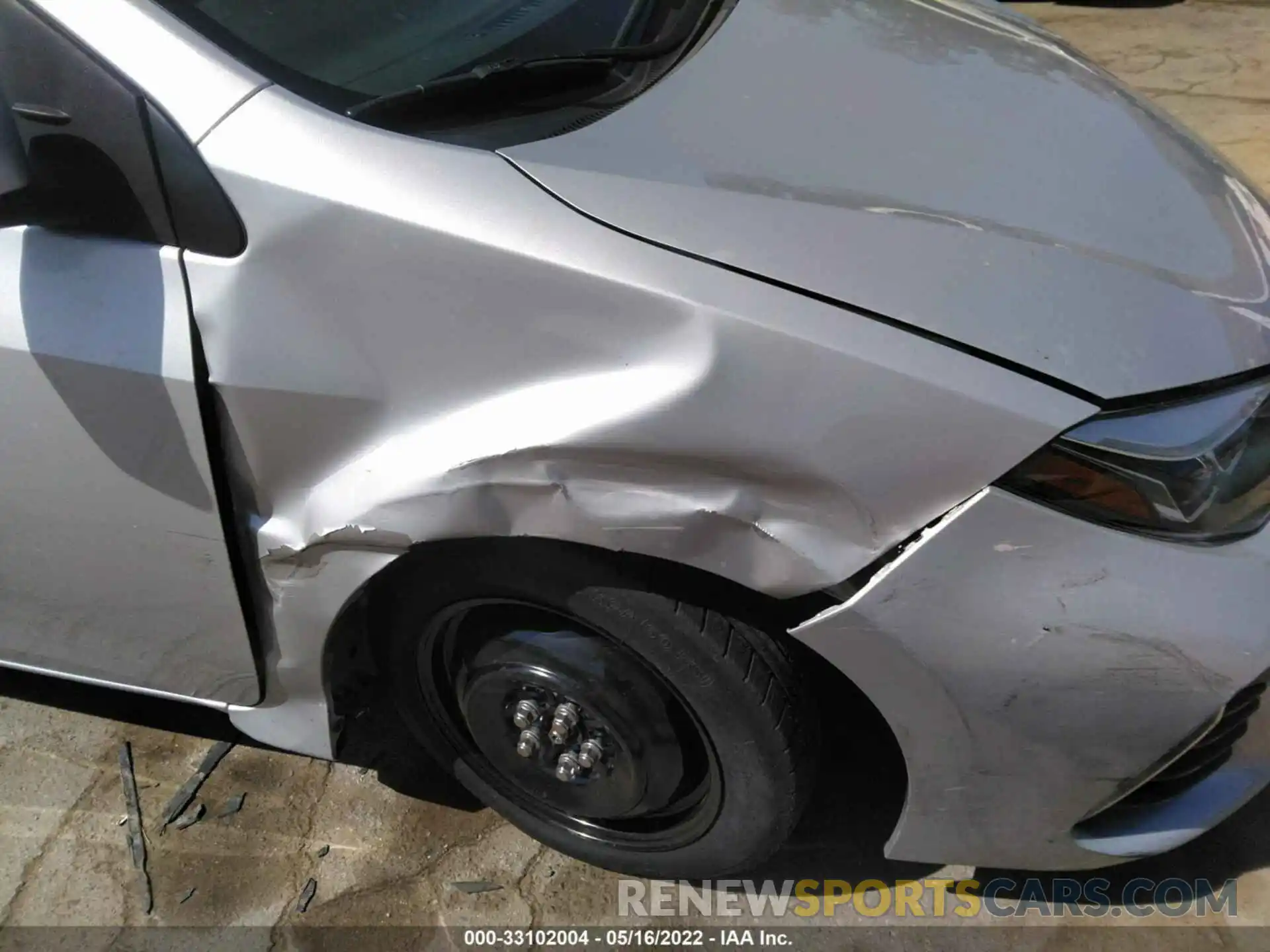 6 Photograph of a damaged car 2T1BURHE4KC136769 TOYOTA COROLLA 2019