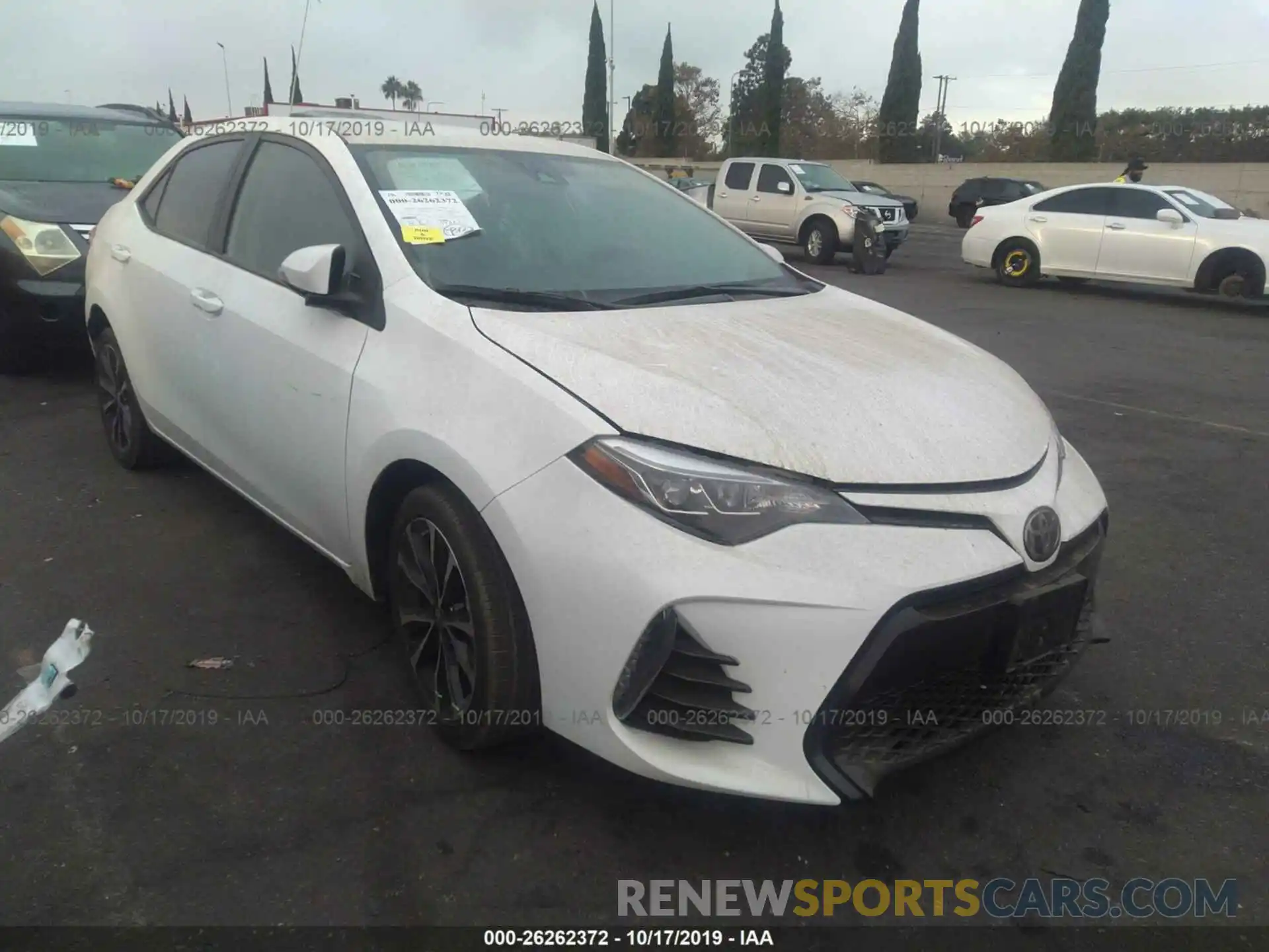 1 Photograph of a damaged car 2T1BURHE4KC137288 TOYOTA COROLLA 2019