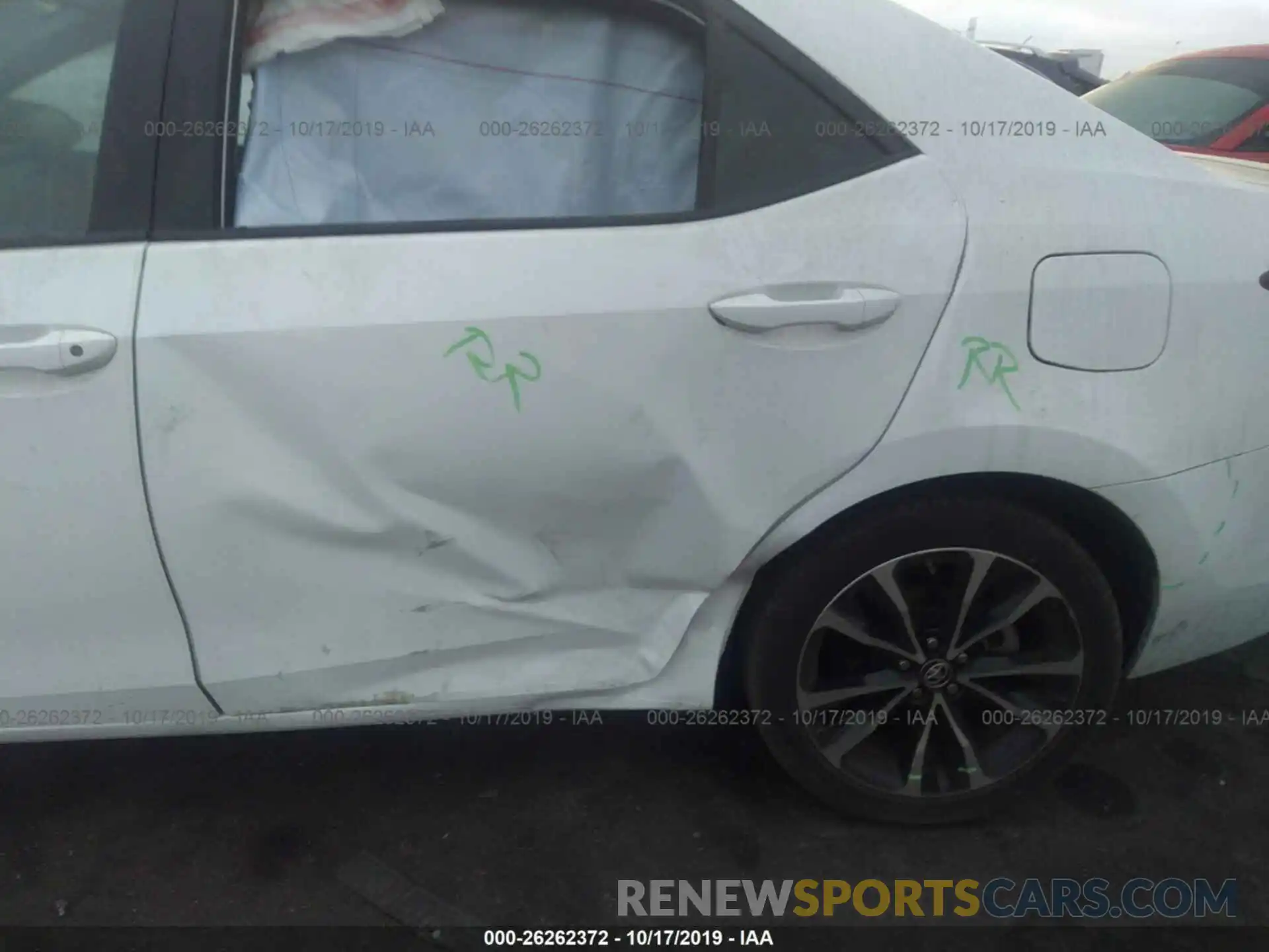 6 Photograph of a damaged car 2T1BURHE4KC137288 TOYOTA COROLLA 2019