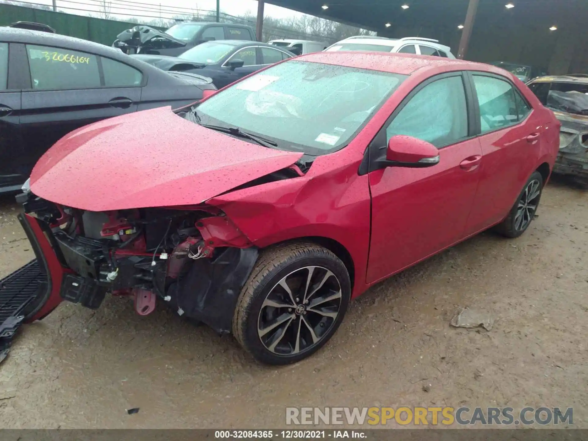 2 Photograph of a damaged car 2T1BURHE4KC137470 TOYOTA COROLLA 2019