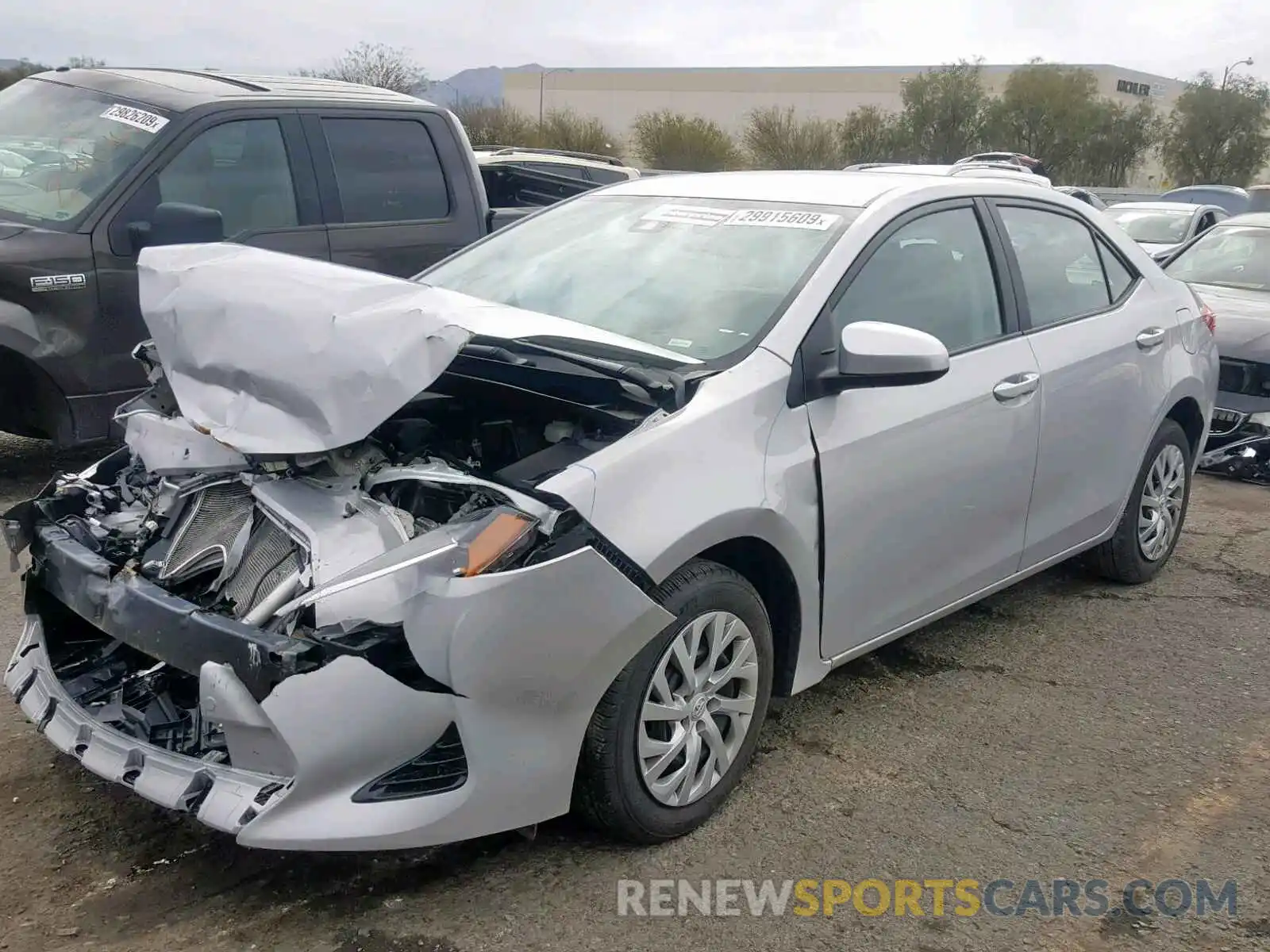 2 Photograph of a damaged car 2T1BURHE4KC138537 TOYOTA COROLLA 2019