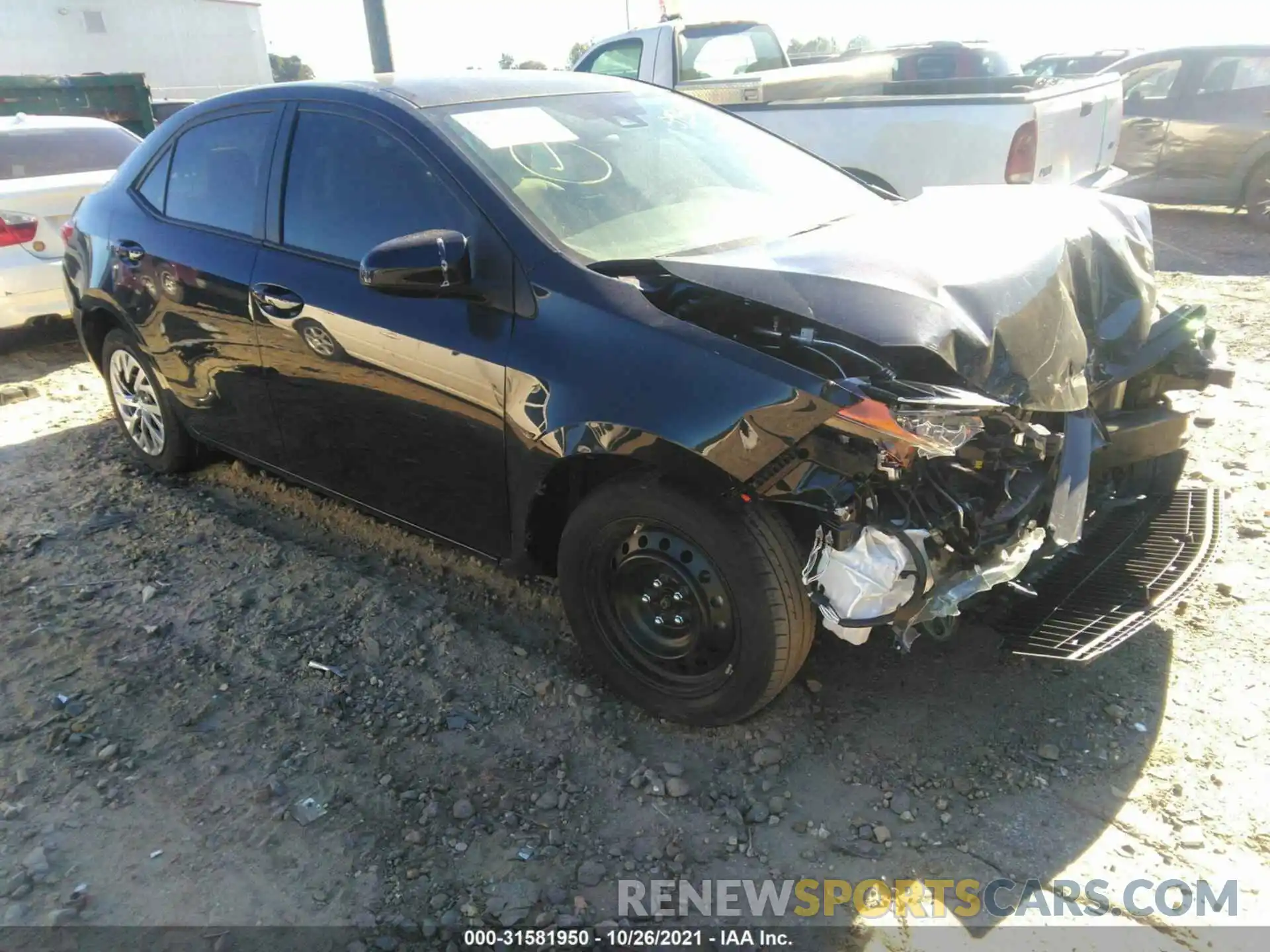 1 Photograph of a damaged car 2T1BURHE4KC138957 TOYOTA COROLLA 2019