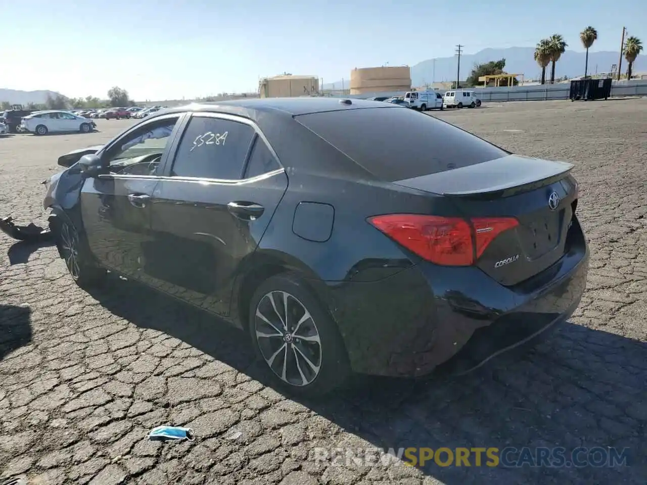 3 Photograph of a damaged car 2T1BURHE4KC139512 TOYOTA COROLLA 2019