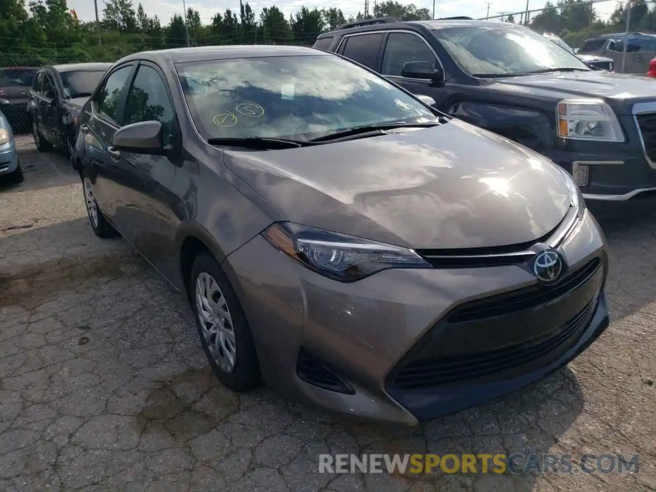 1 Фотография поврежденного автомобиля 2T1BURHE4KC139784 TOYOTA COROLLA 2019