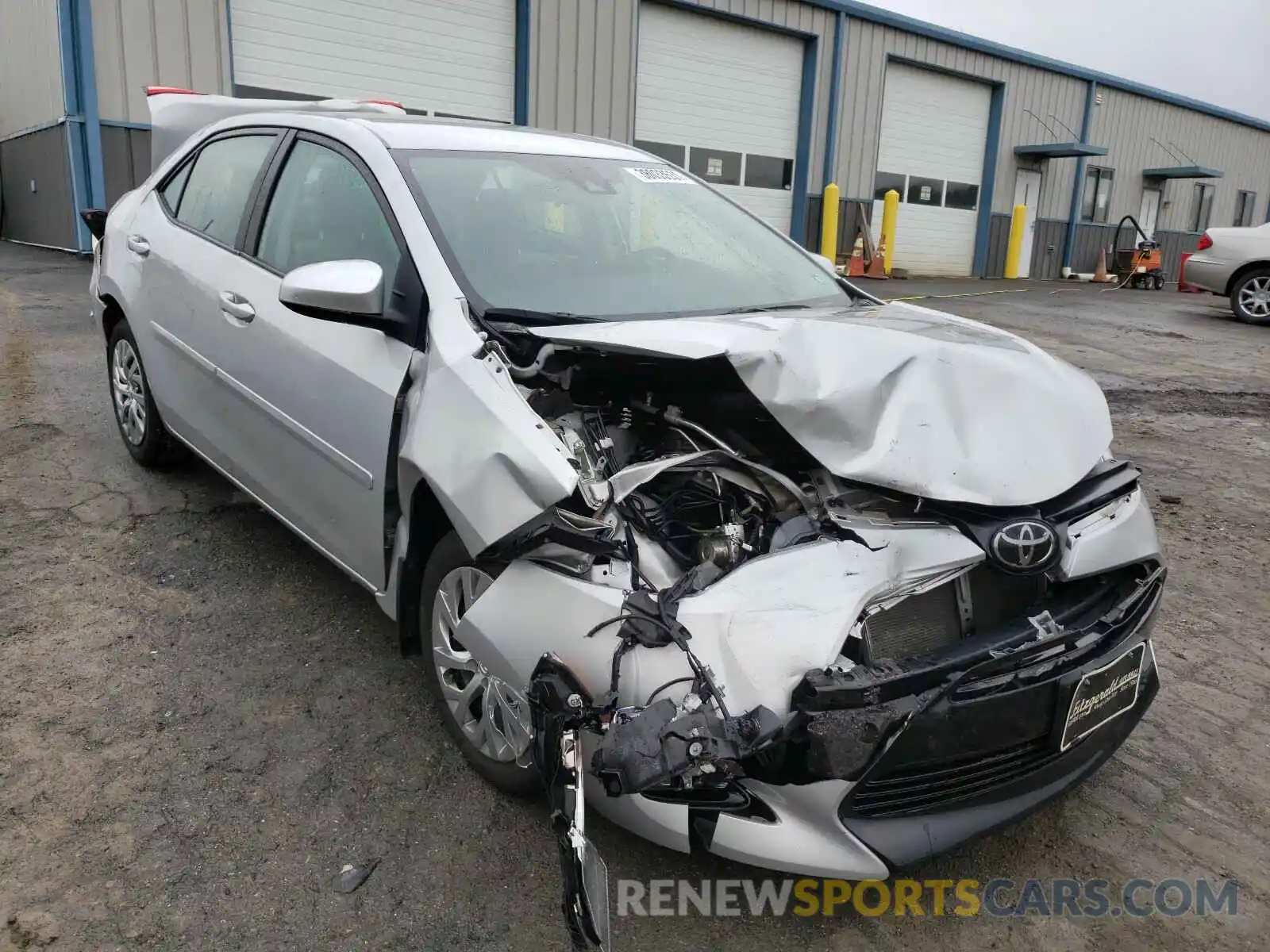 1 Photograph of a damaged car 2T1BURHE4KC141034 TOYOTA COROLLA 2019