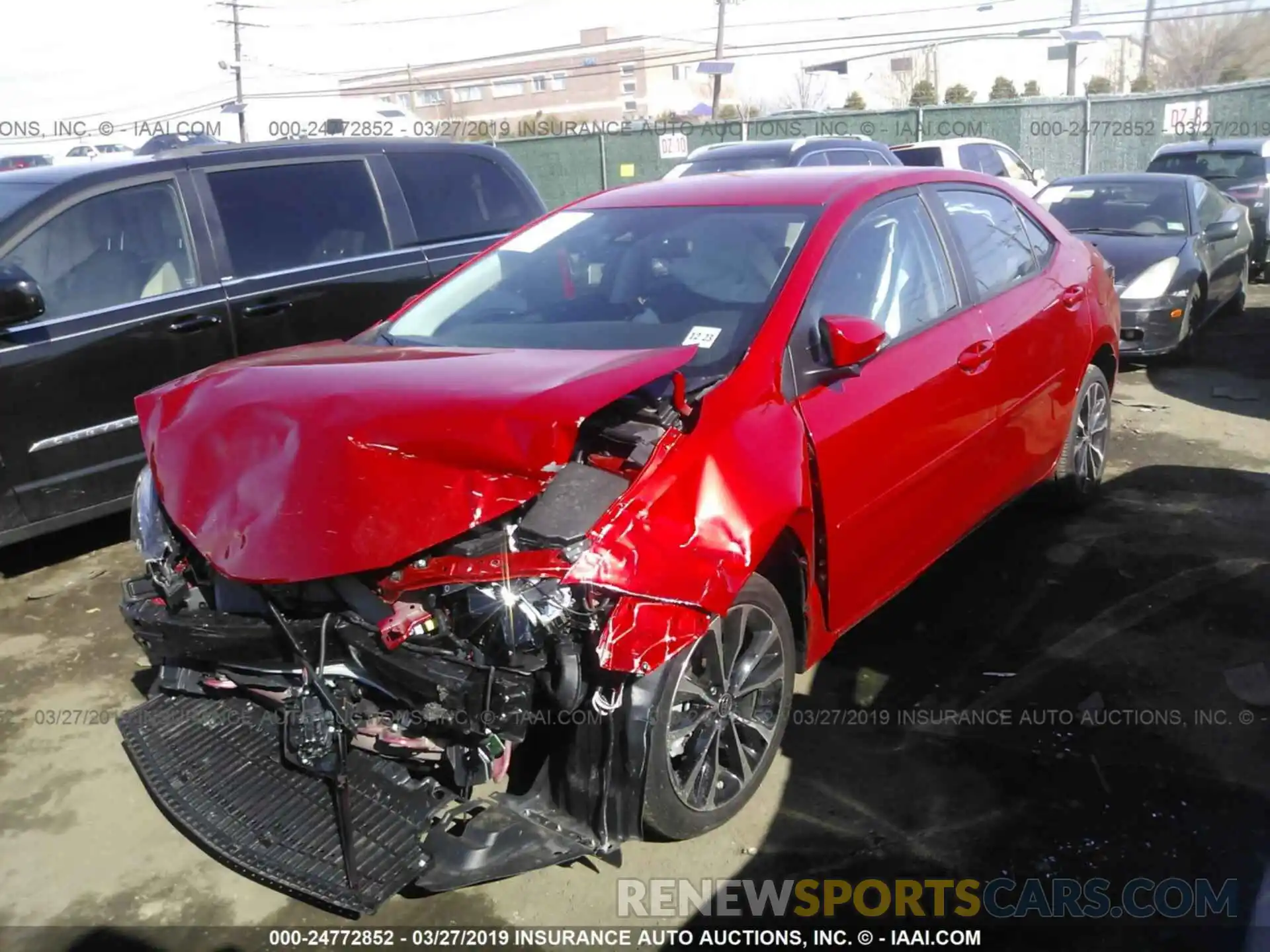 2 Photograph of a damaged car 2T1BURHE4KC141888 TOYOTA COROLLA 2019