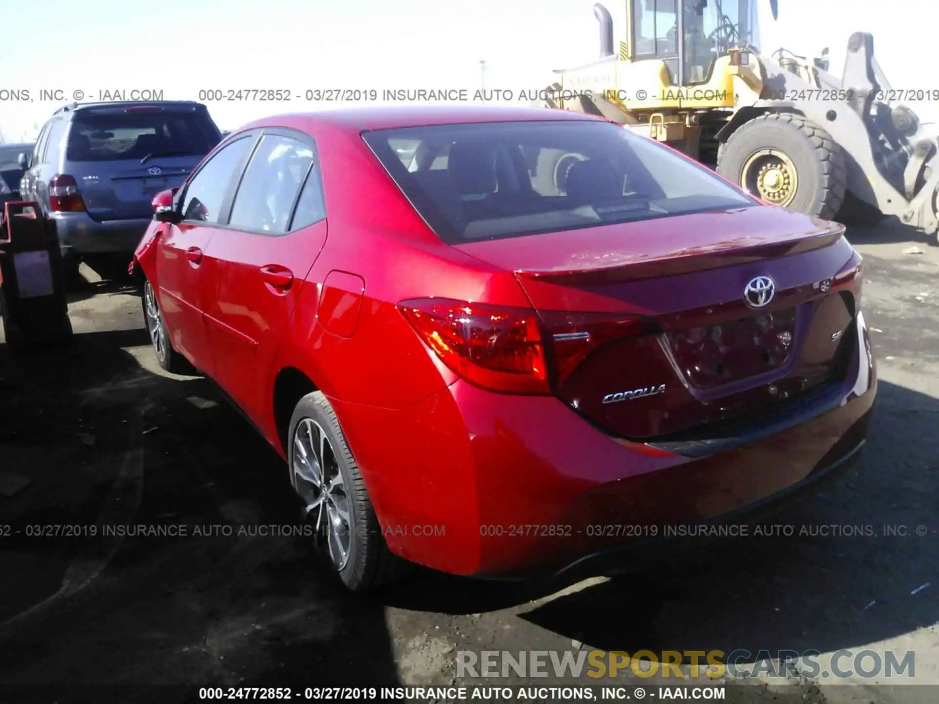 3 Photograph of a damaged car 2T1BURHE4KC141888 TOYOTA COROLLA 2019