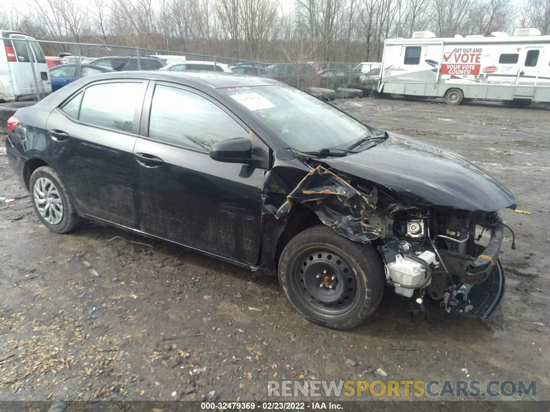 1 Photograph of a damaged car 2T1BURHE4KC142491 TOYOTA COROLLA 2019