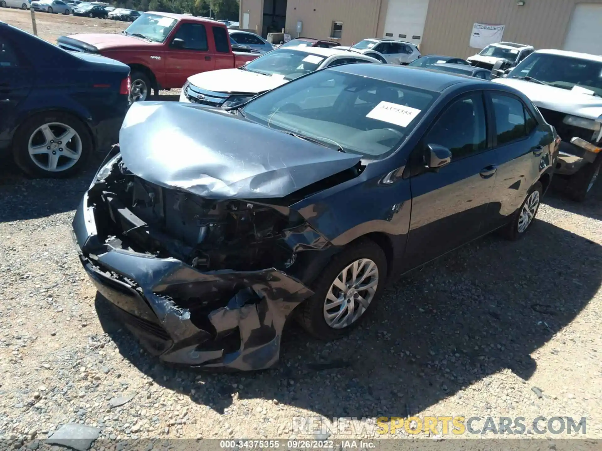 2 Photograph of a damaged car 2T1BURHE4KC143088 TOYOTA COROLLA 2019