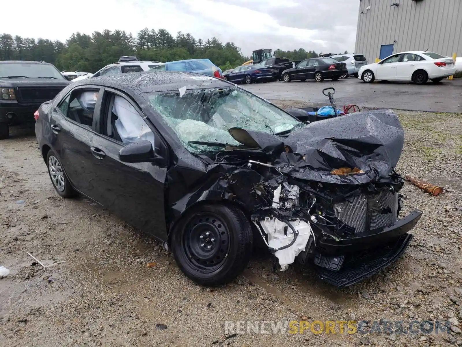 1 Photograph of a damaged car 2T1BURHE4KC143706 TOYOTA COROLLA 2019